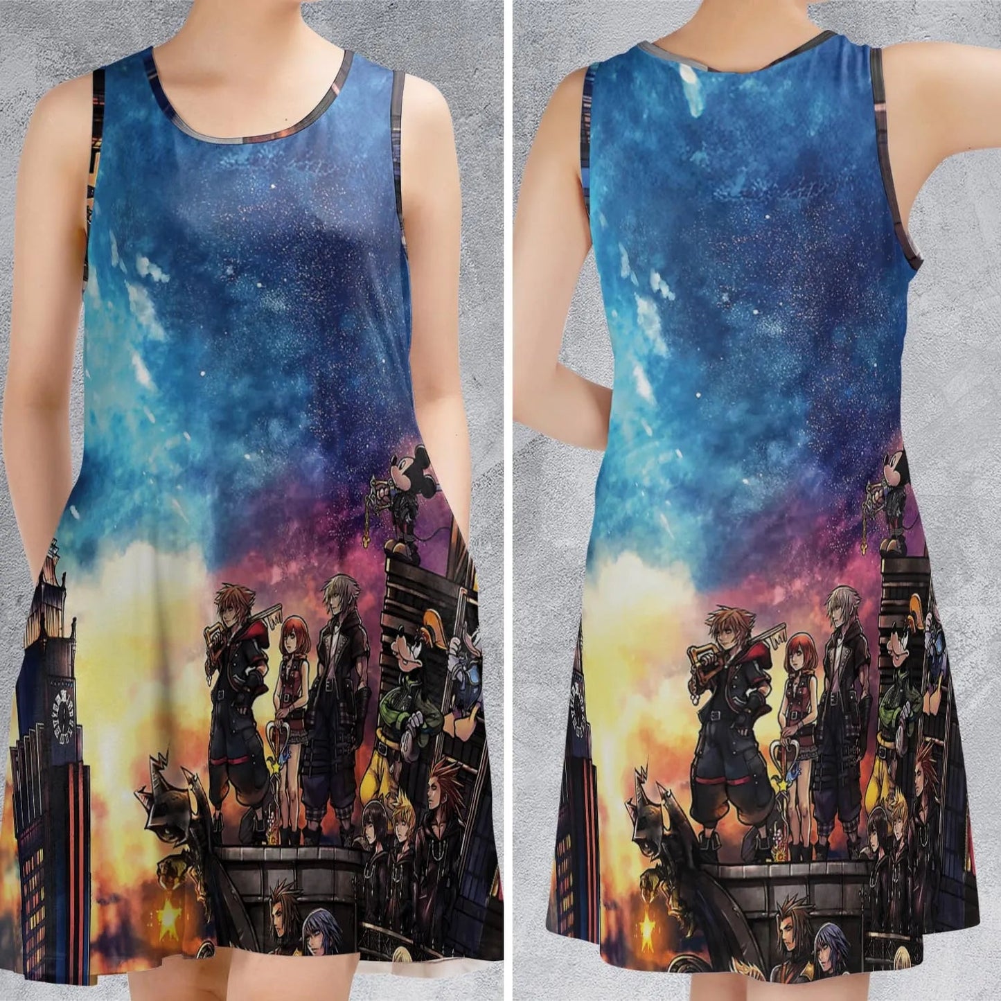 Casual Sleeveless Dress - 1MPEQPLF