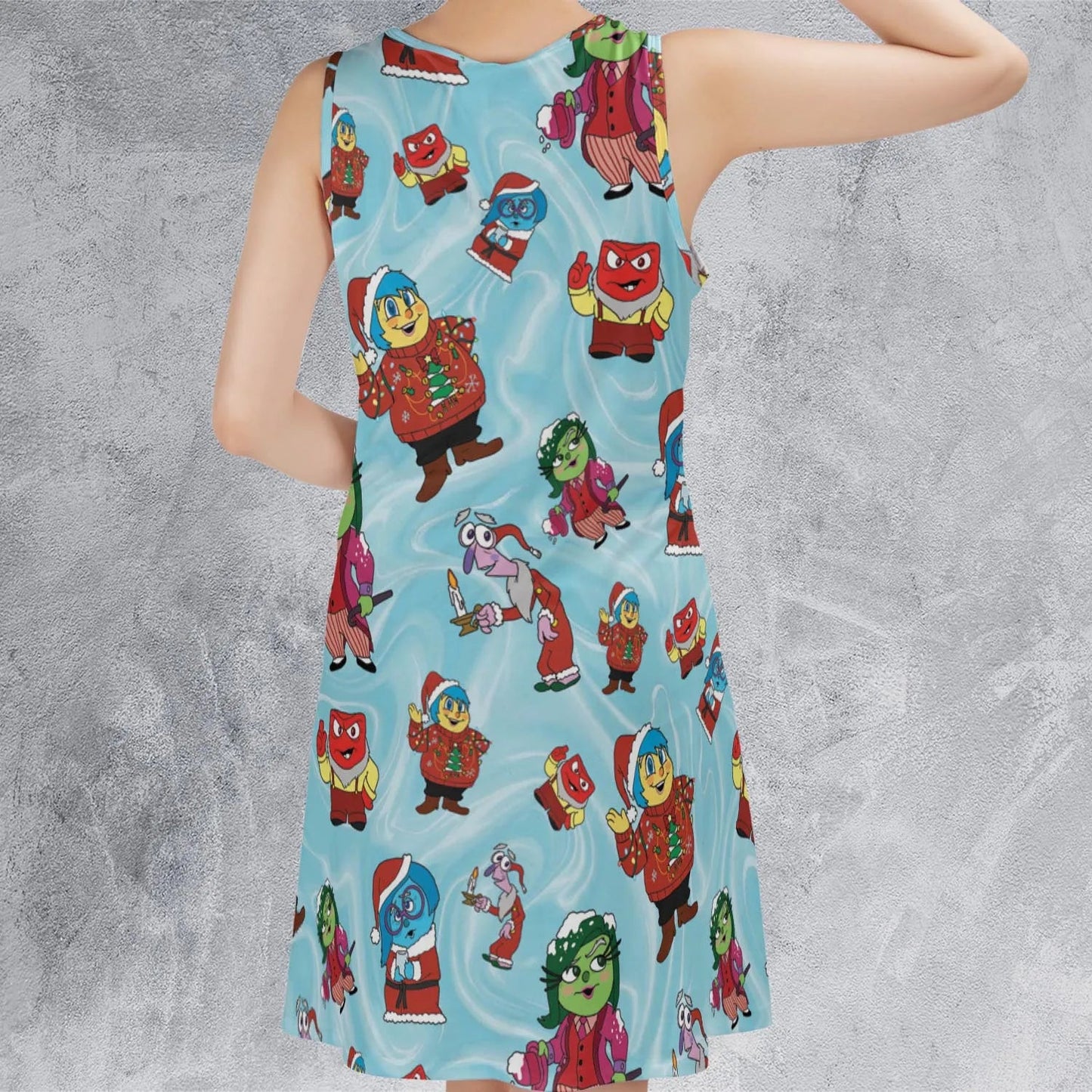 Casual Sleeveless Dress - 5SETY81G