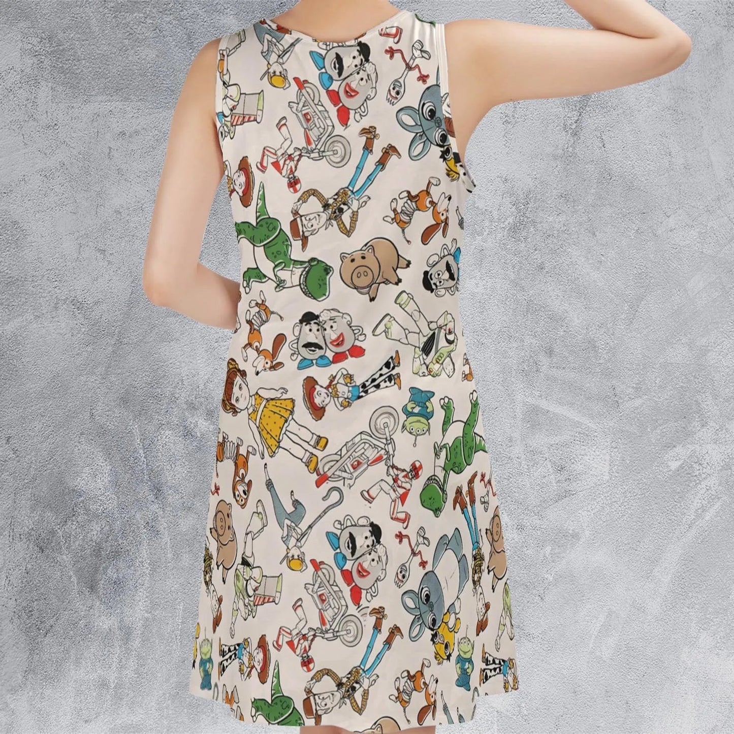 Casual Sleeveless Dress - 4LWJUYTF