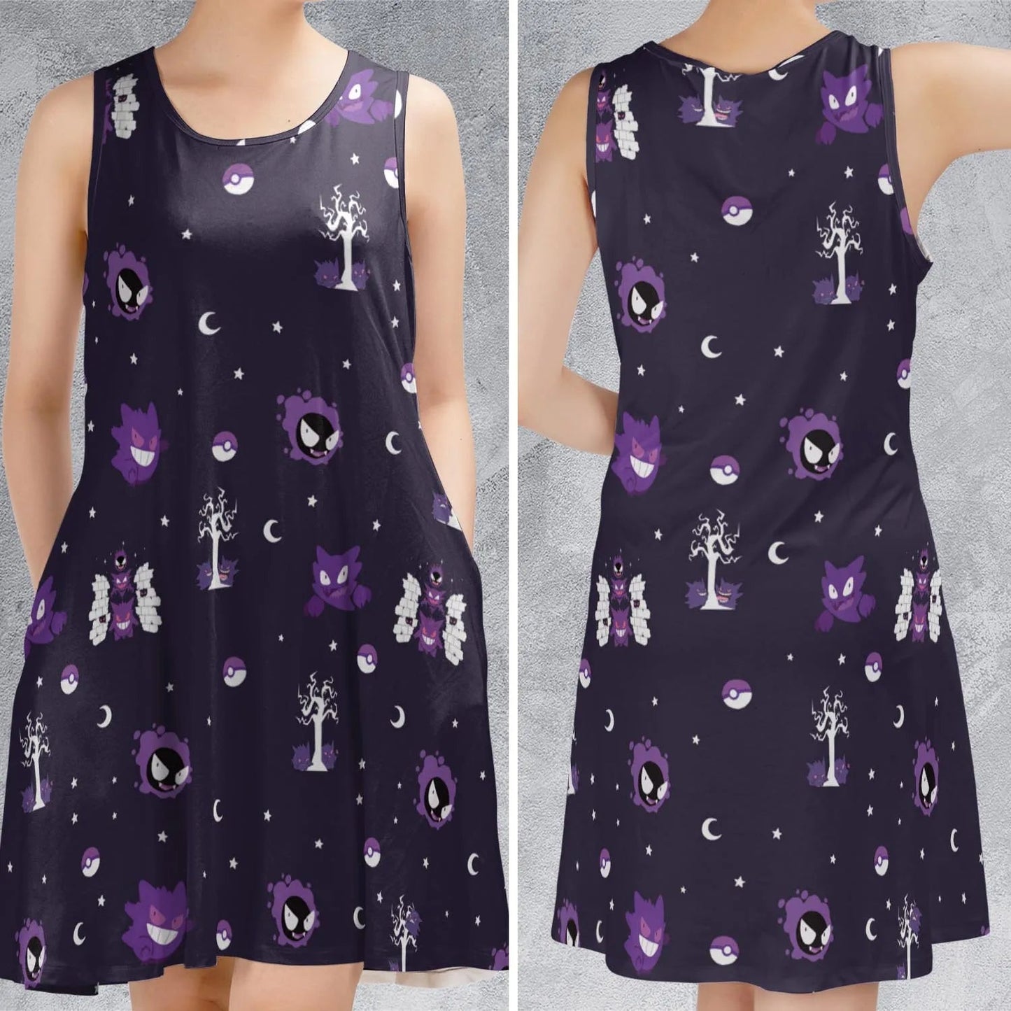 Casual Sleeveless Dress - H3QDRFQ7
