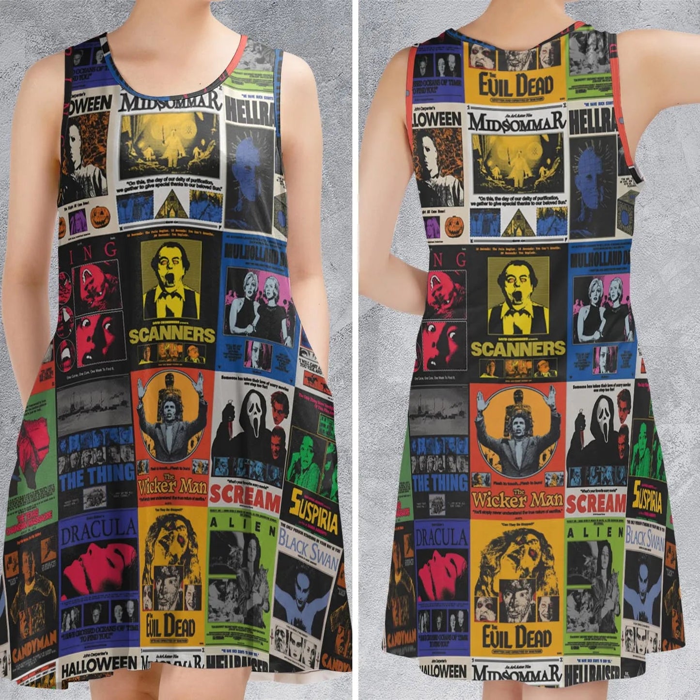 Casual Sleeveless Dress - XH4B91FM