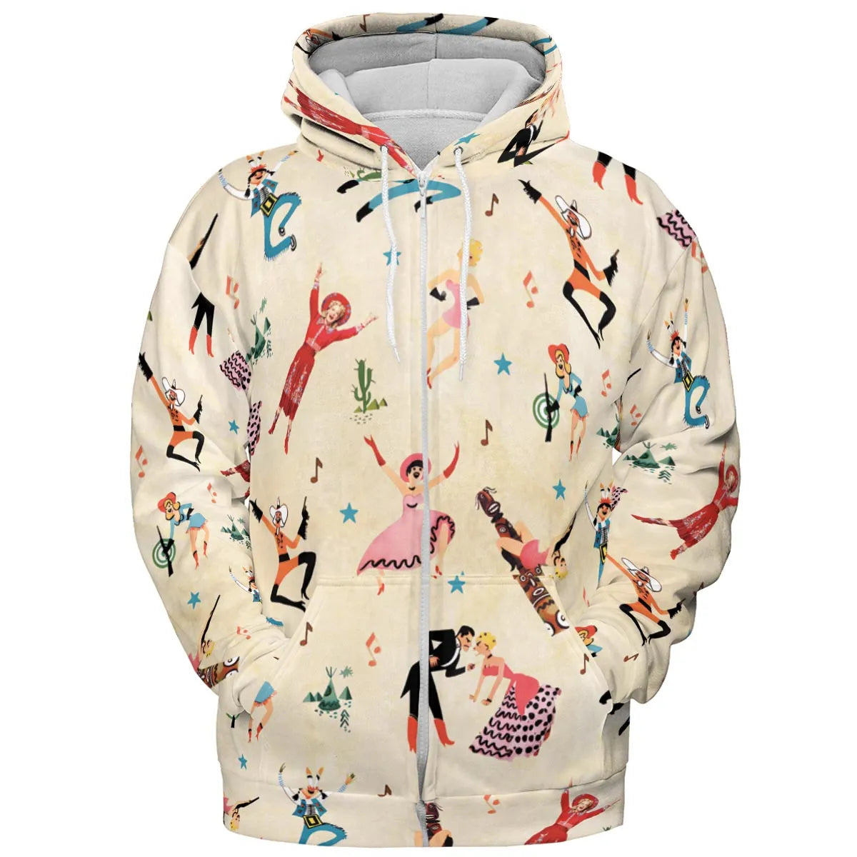 Full Print Hoodie - 18FFZD7Q