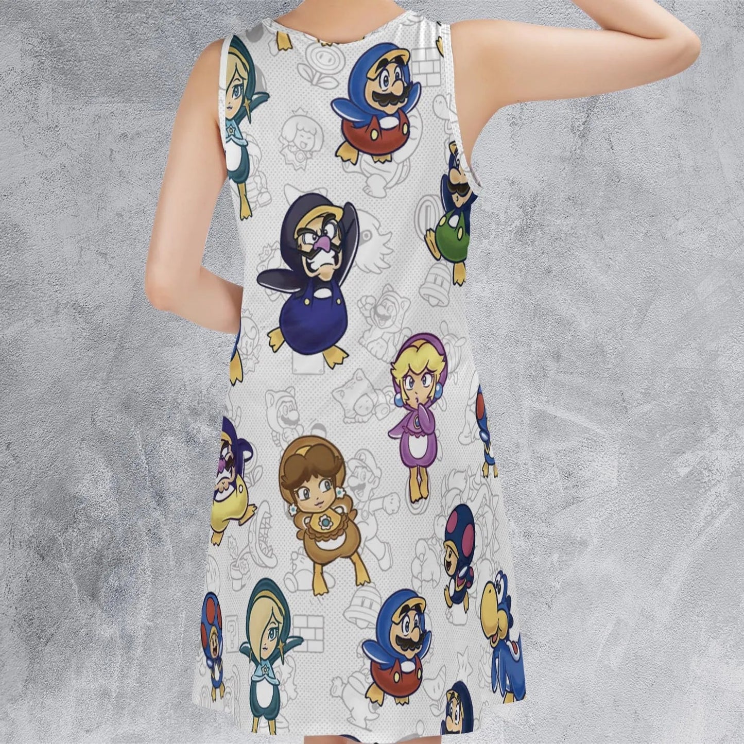 Casual Sleeveless Dress - EYA4P5XF