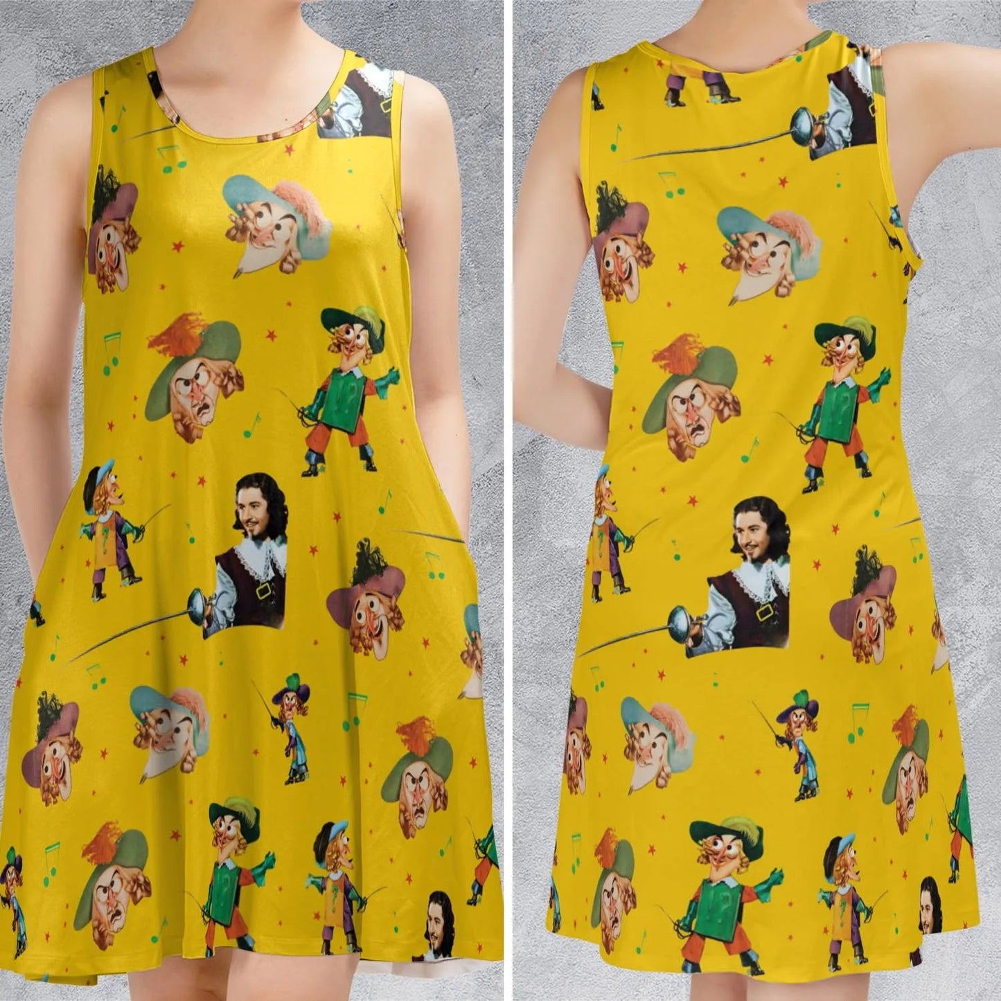 Casual Sleeveless Dress - K76Z82NT