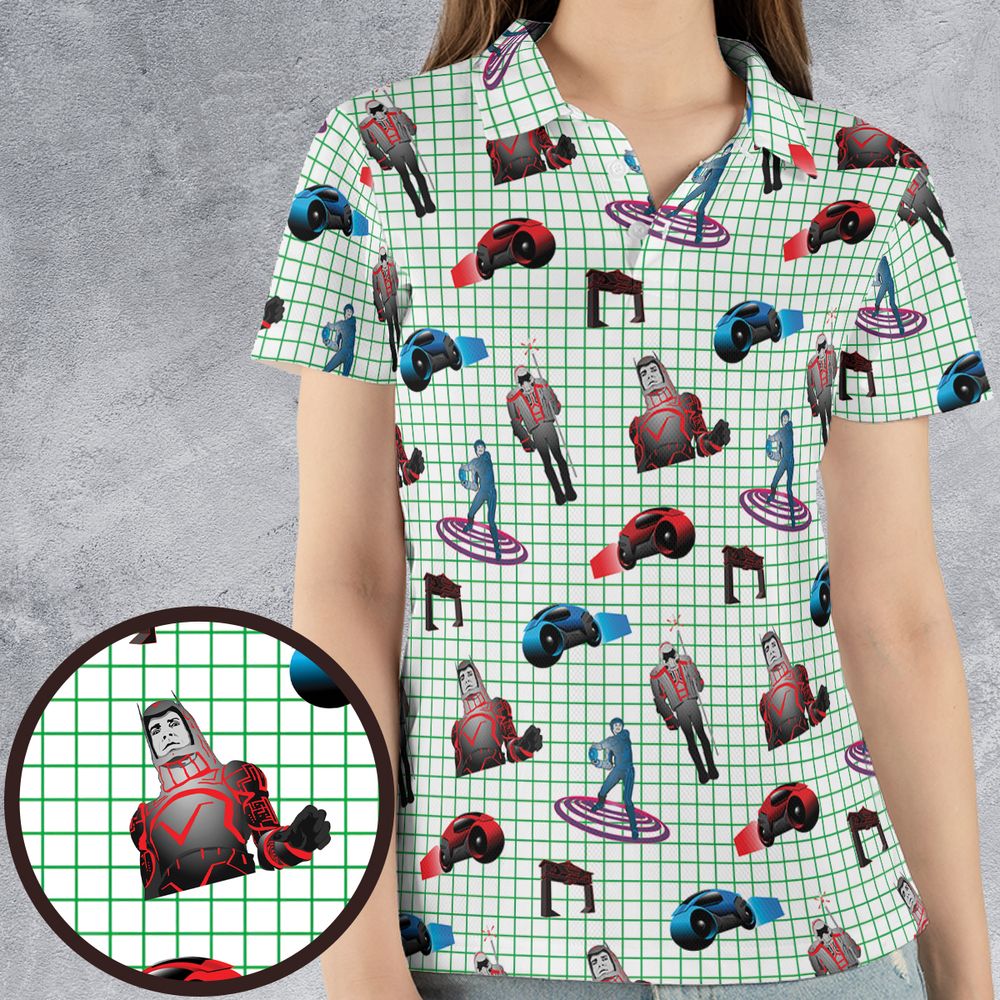 AOP Men/Women Polo Shirt - QVT3YACN -  - 4