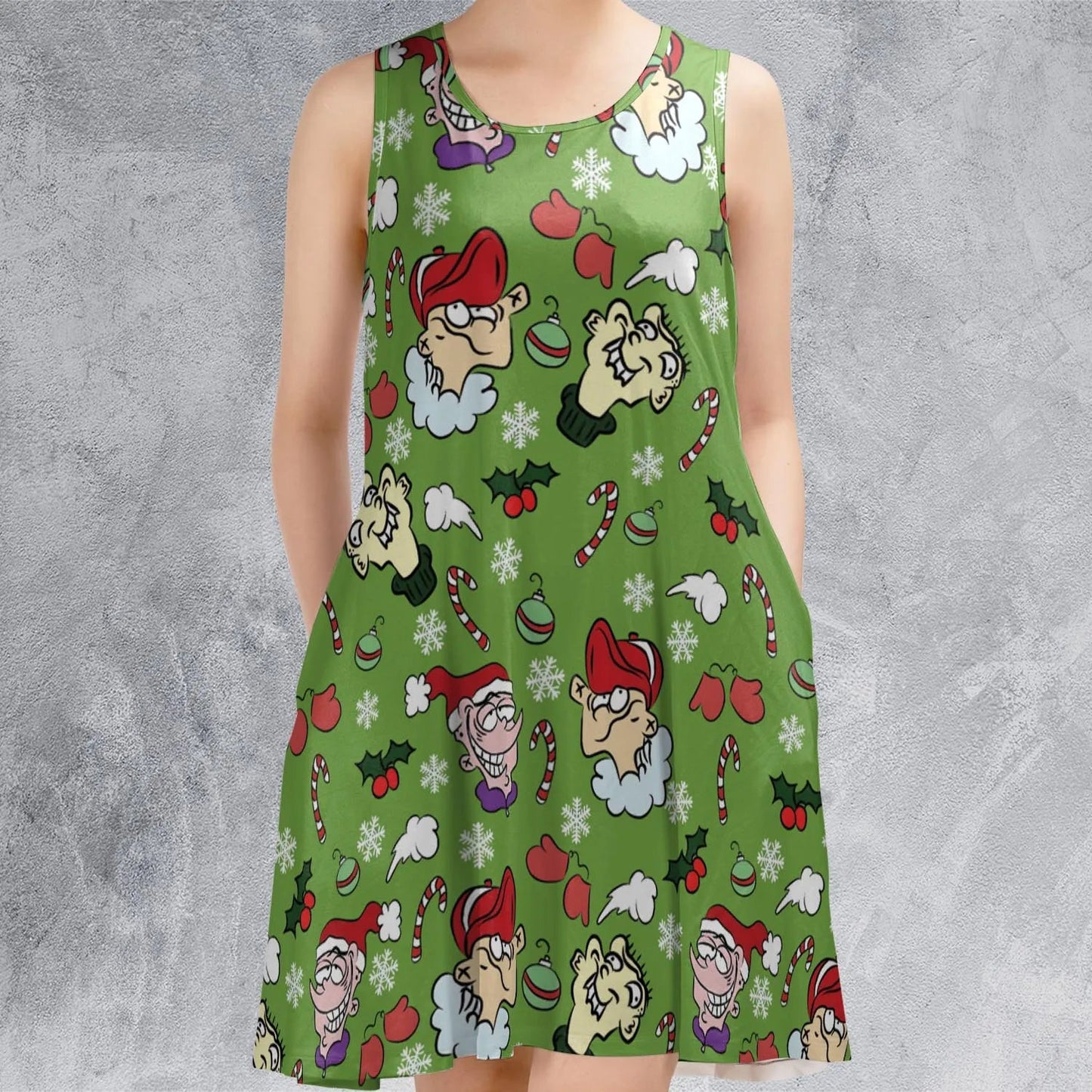 Casual Sleeveless Dress - VTSMJLAK