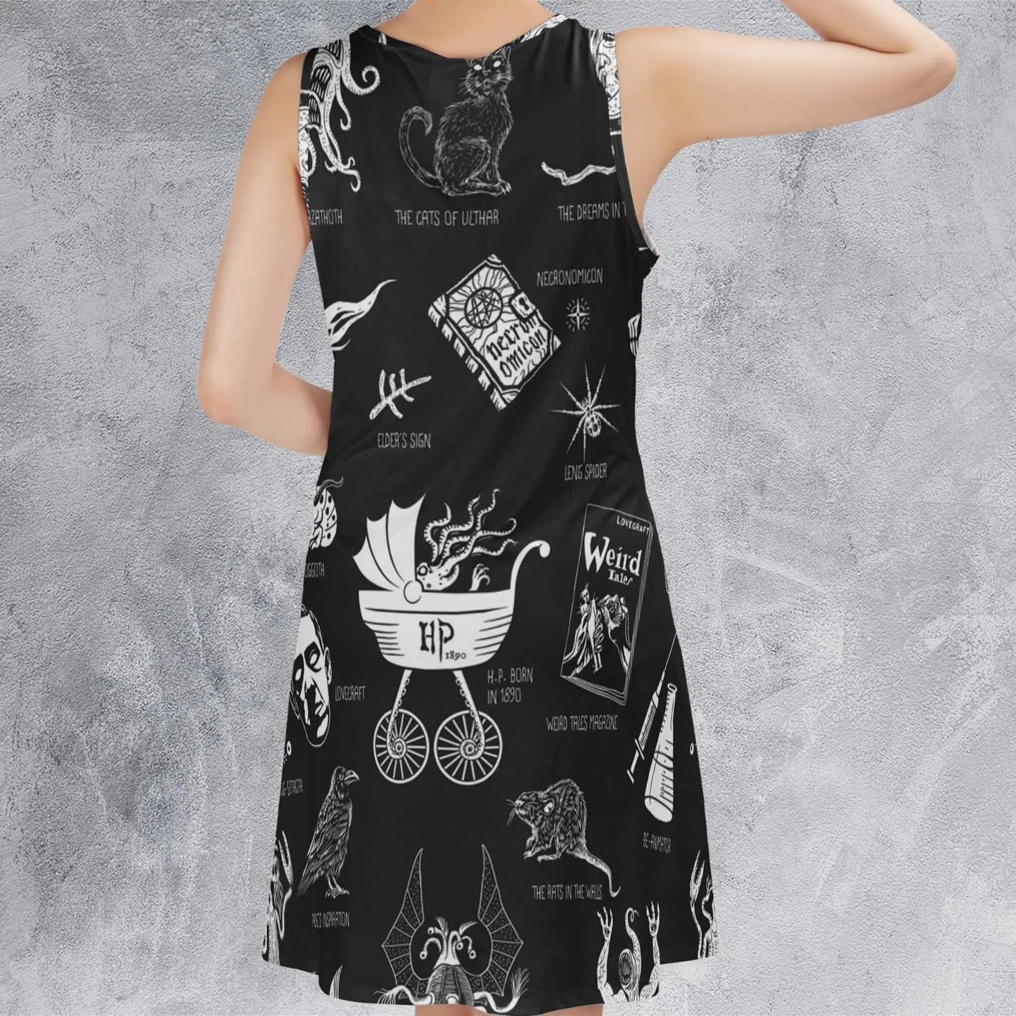 Casual Sleeveless Dress - LKPH2RLL