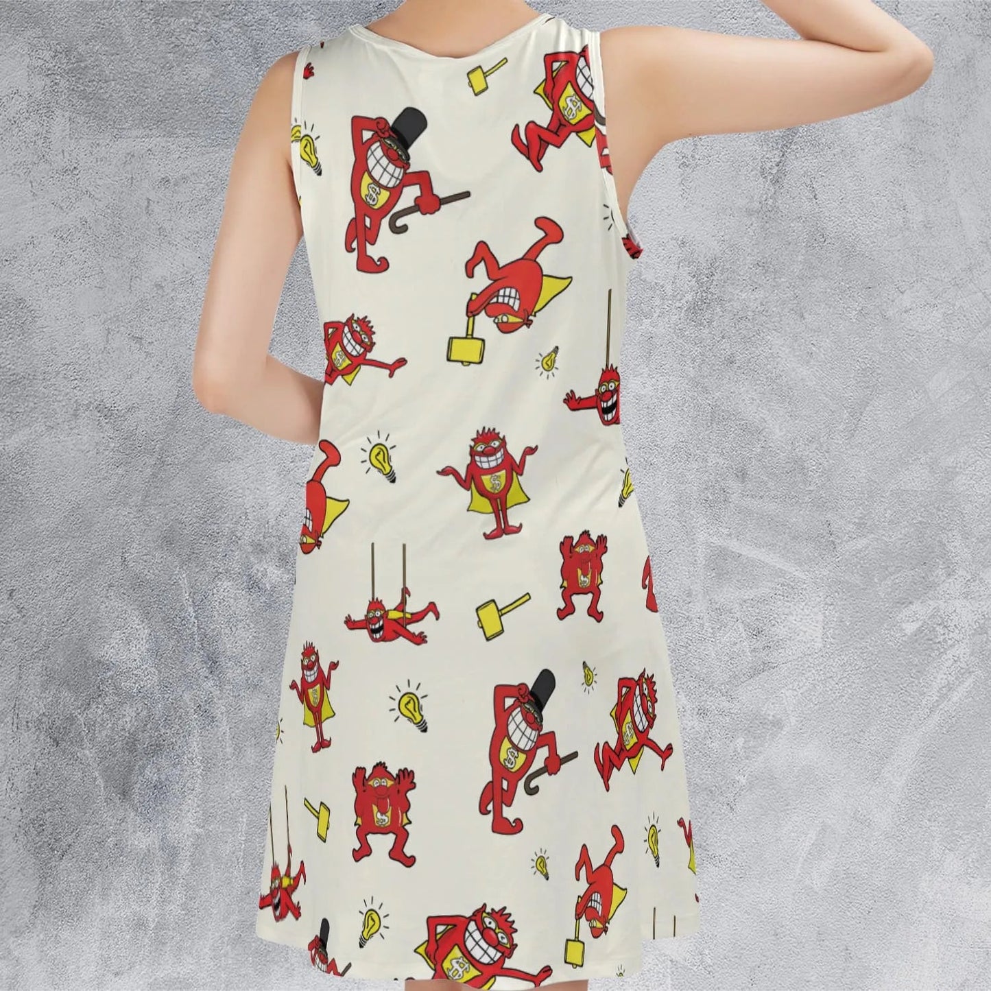 Casual Sleeveless Dress - LR6C43EV