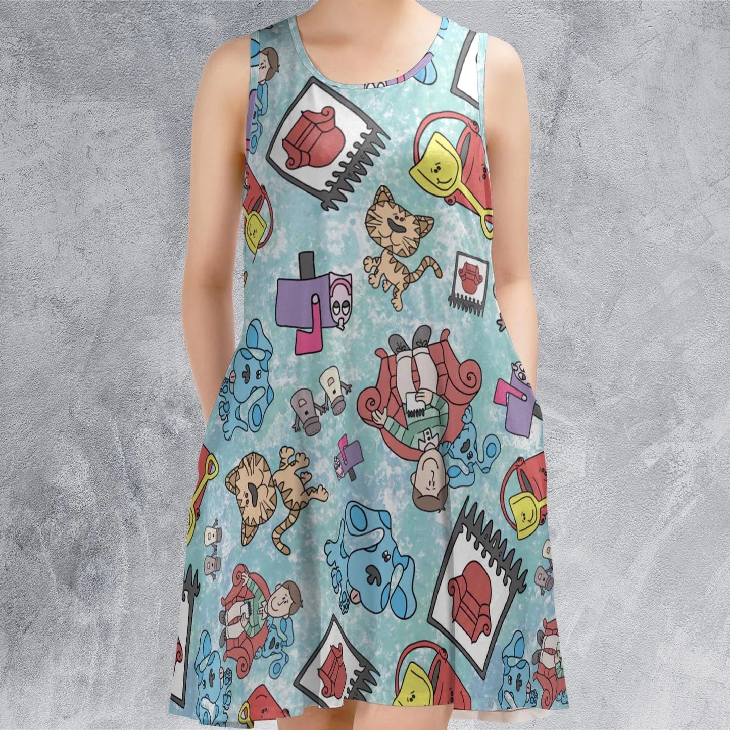 Casual Sleeveless Dress - TTTLEW18