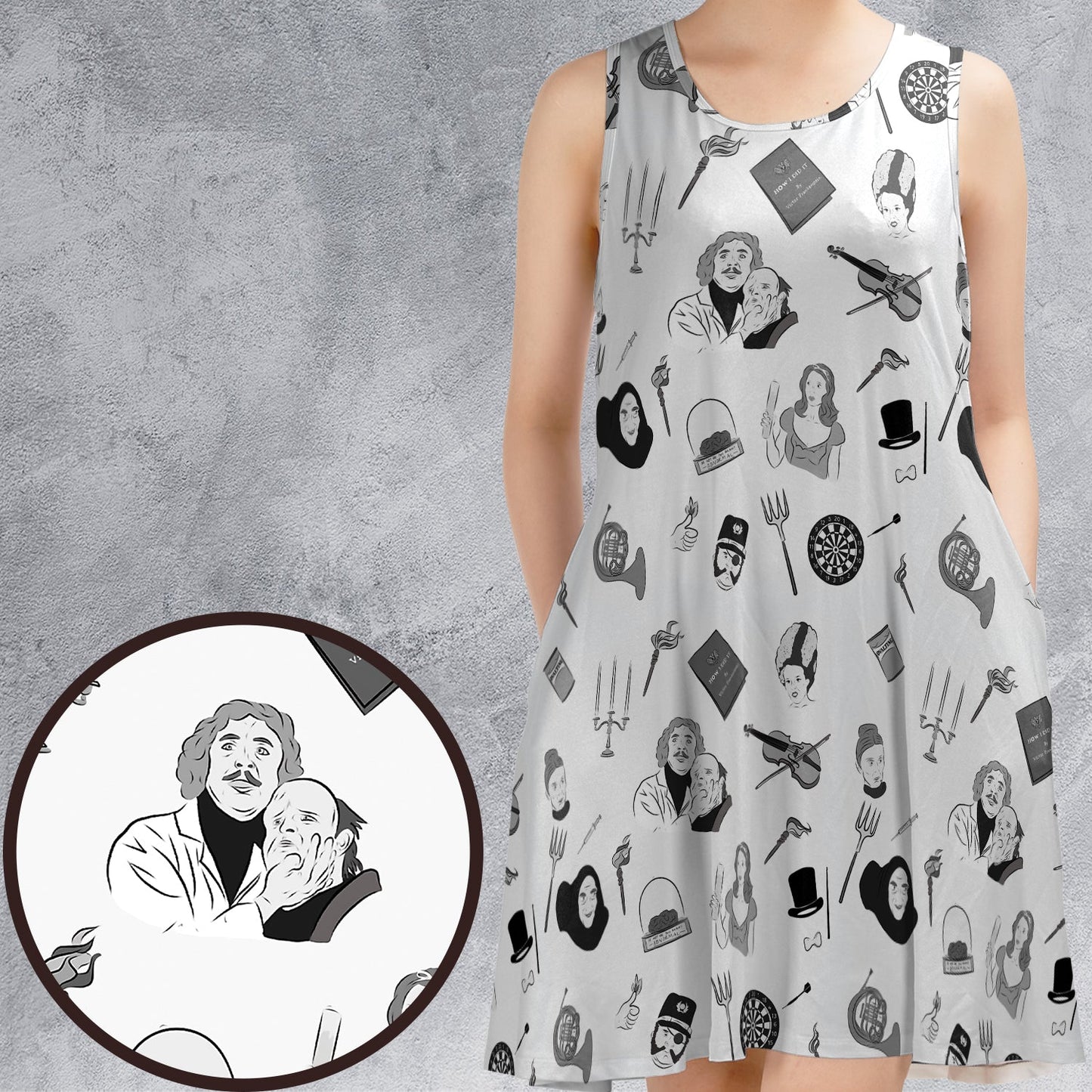 Casual Sleeveless Dress - 2EAW879S