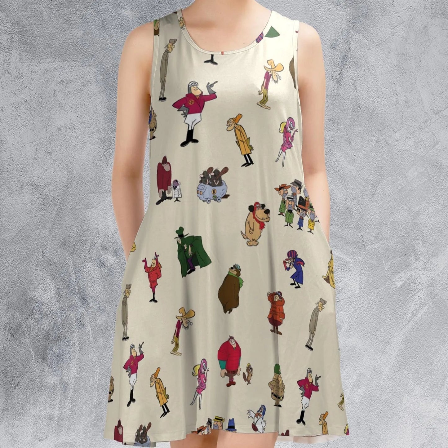 Casual Sleeveless Dress - 1DLPX898