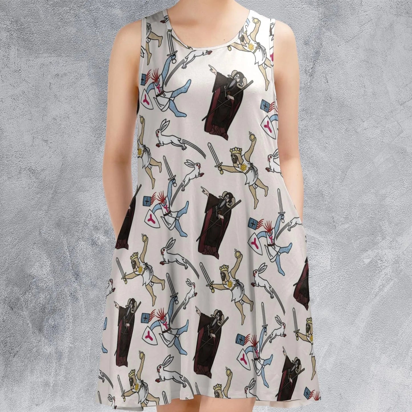 Casual Sleeveless Dress - TEK8MCPP