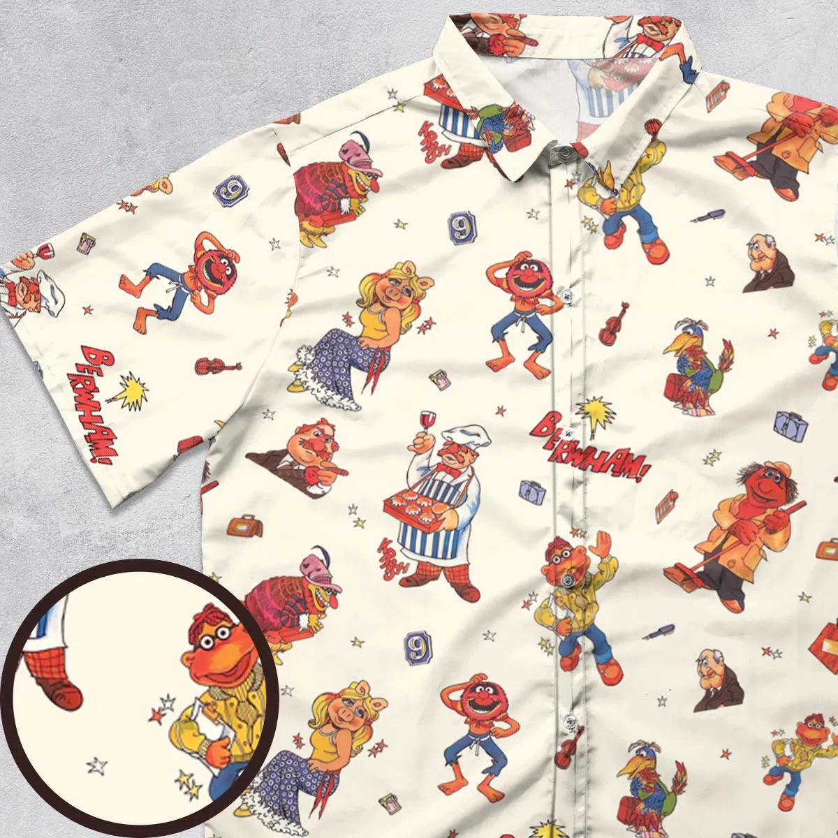 Short Sleeve Button Shirt - KSUJWTL2
