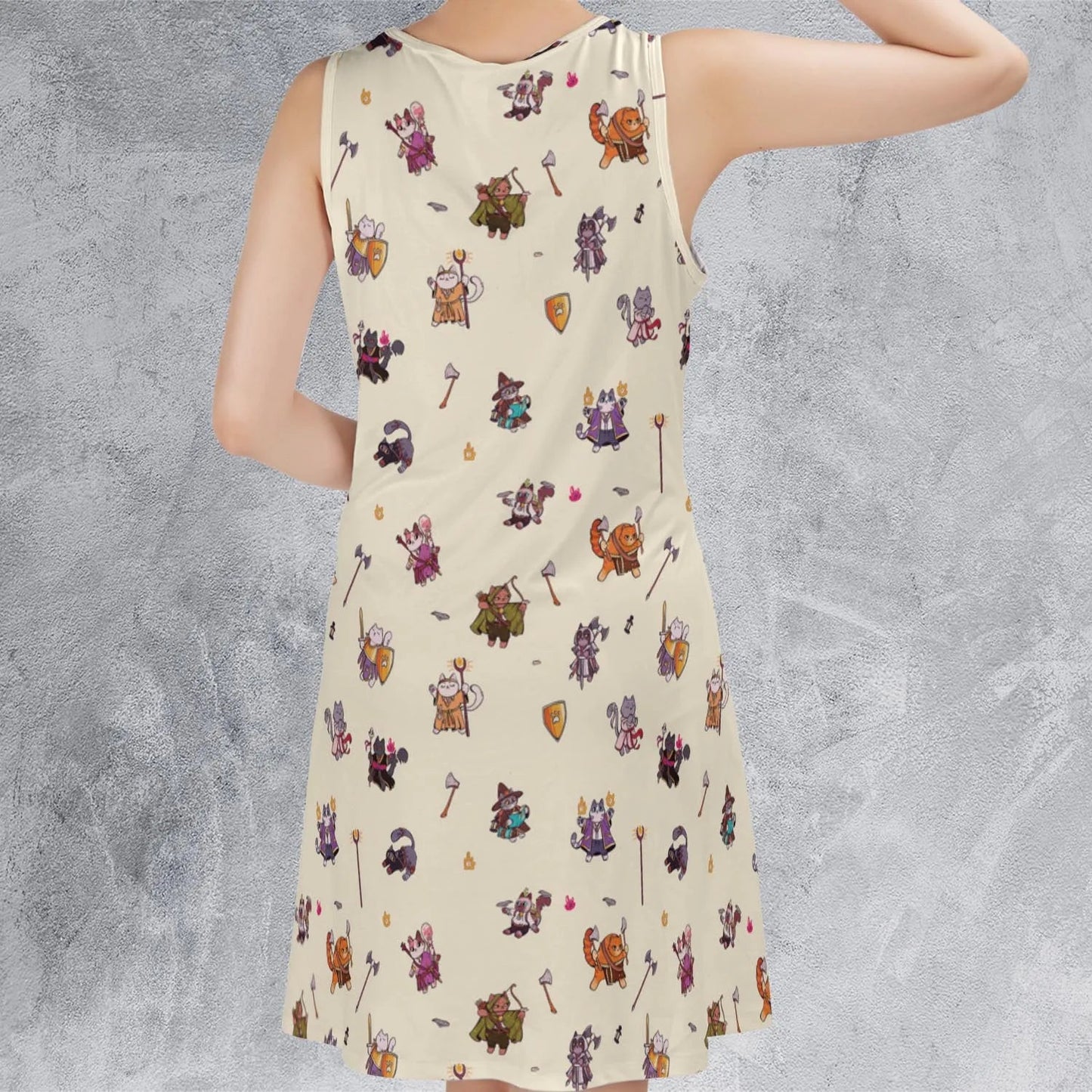 Casual Sleeveless Dress - ZFSWB5VK