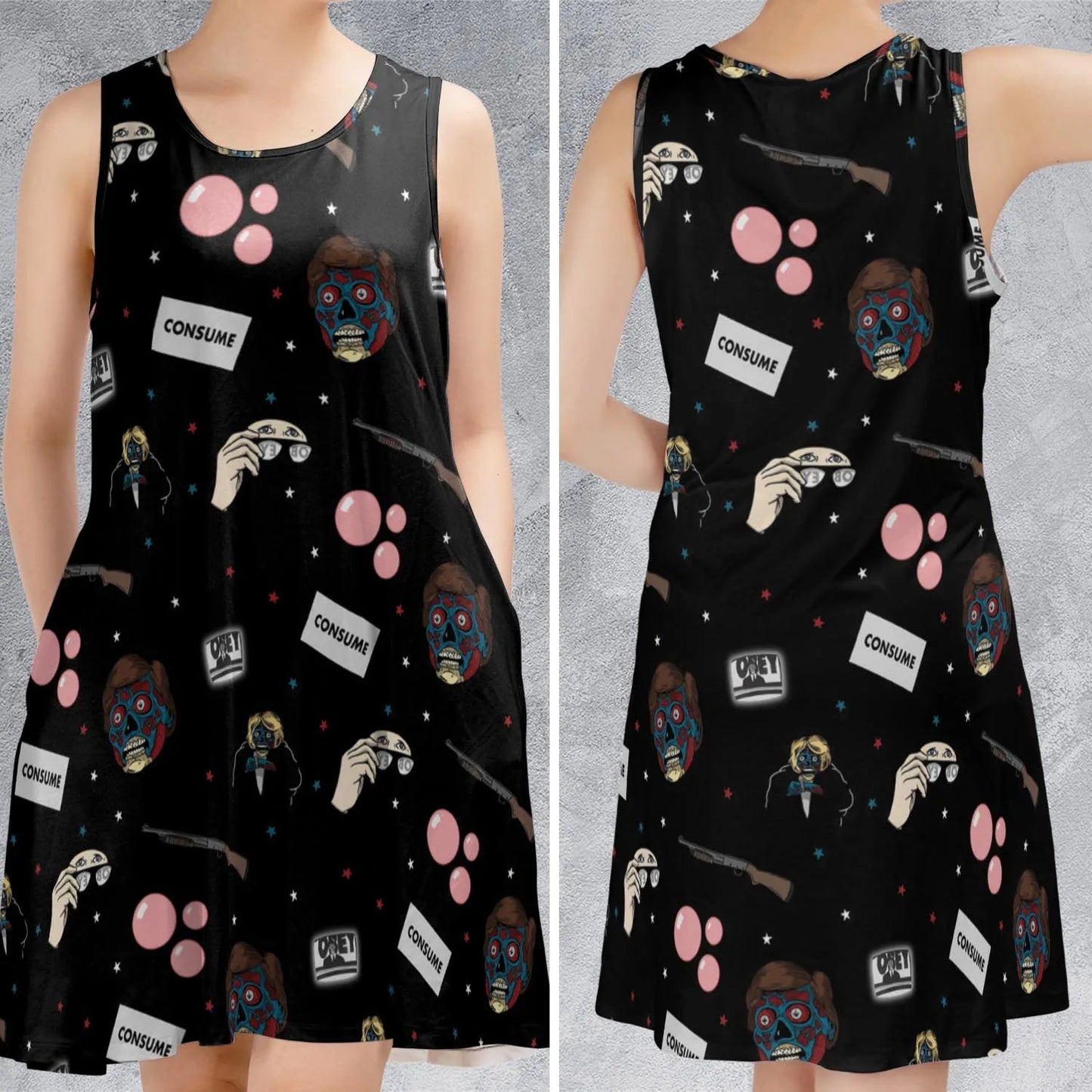 Casual Sleeveless Dress - VZ7HAVTE