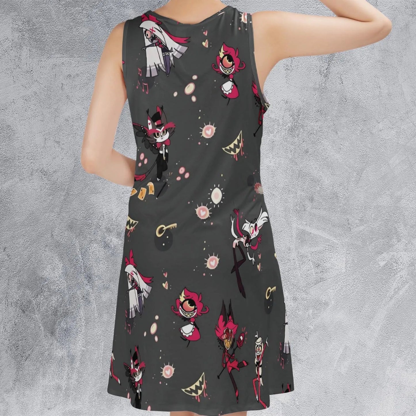 Casual Sleeveless Dress - 1HRRHN4D