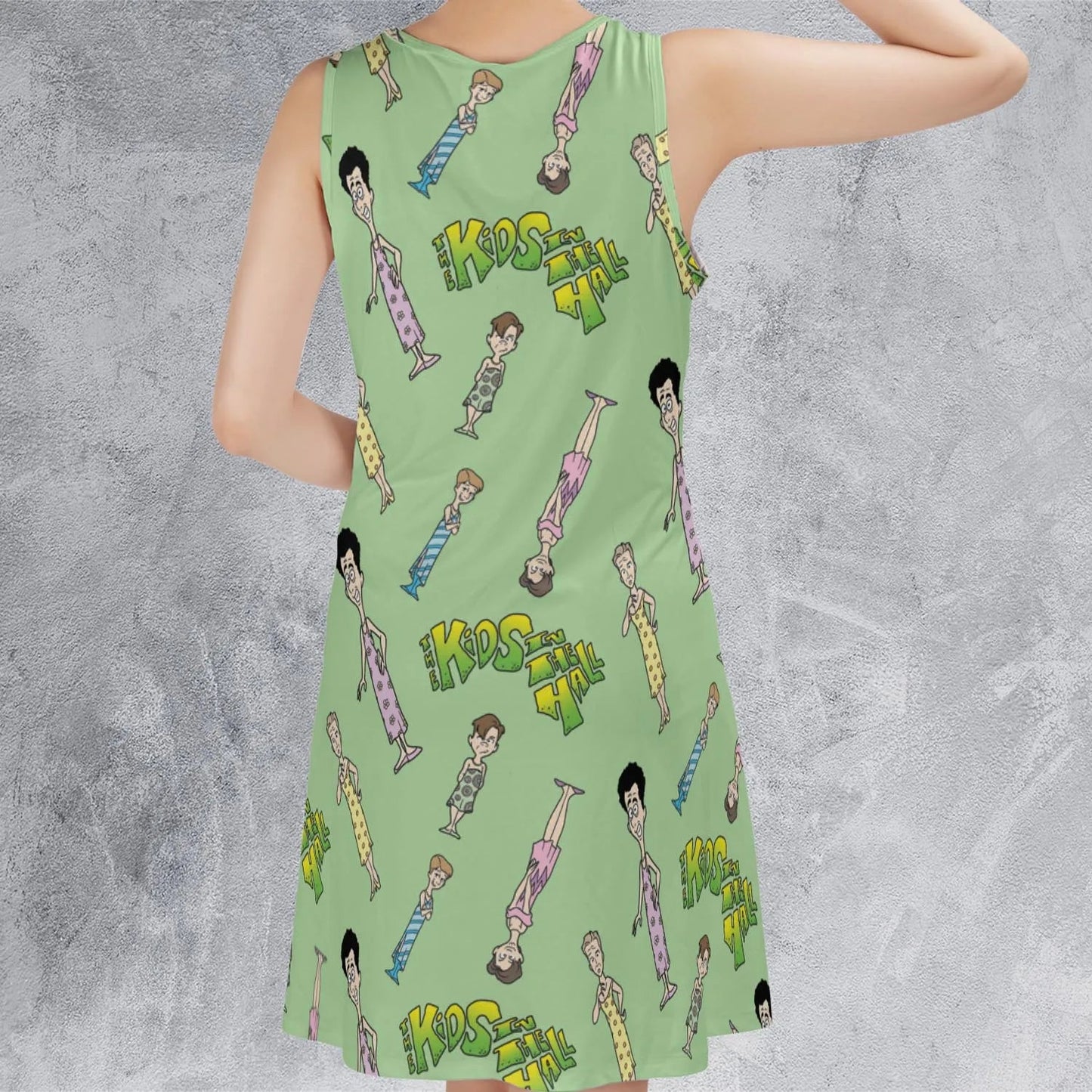 Casual Sleeveless Dress - HWN76UGE