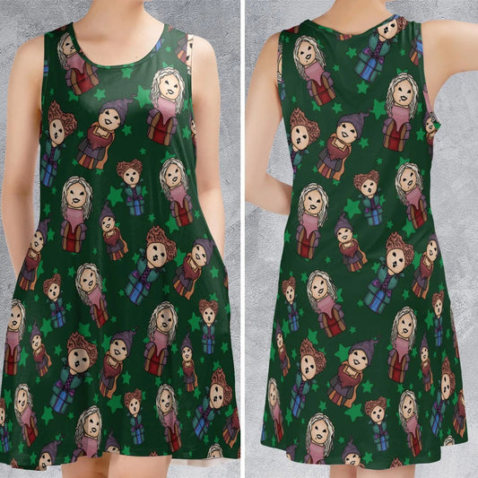 Casual Sleeveless Dress - ADX39FBG