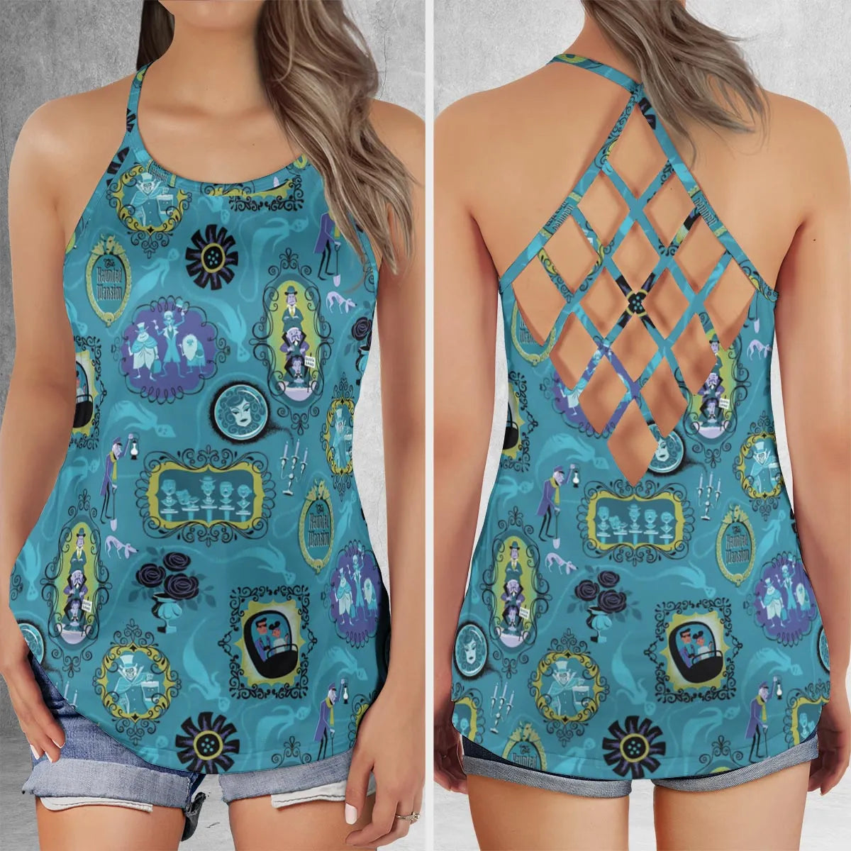 Lattice Back Tank Top - XSNPDT5T