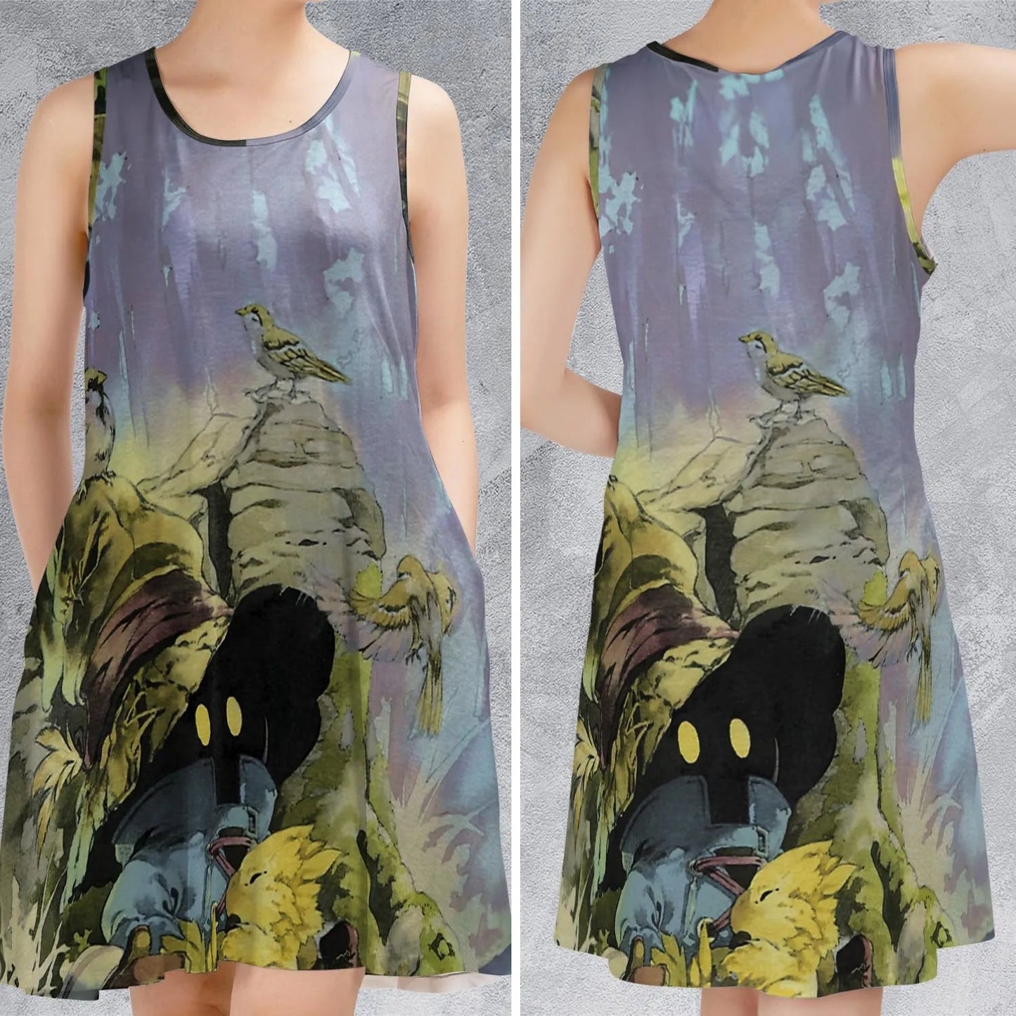 Casual Sleeveless Dress - AMLDJ8GV