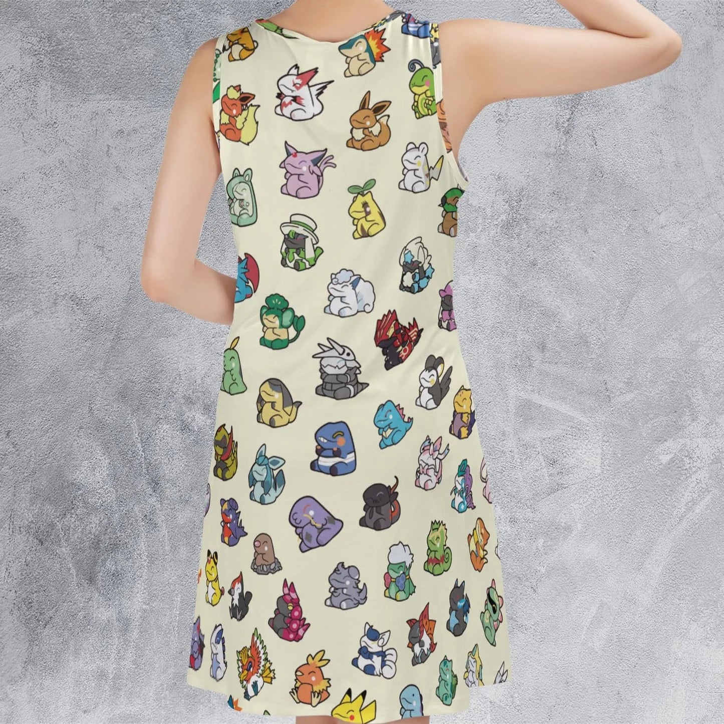 Casual Sleeveless Dress - XCE59Z4L