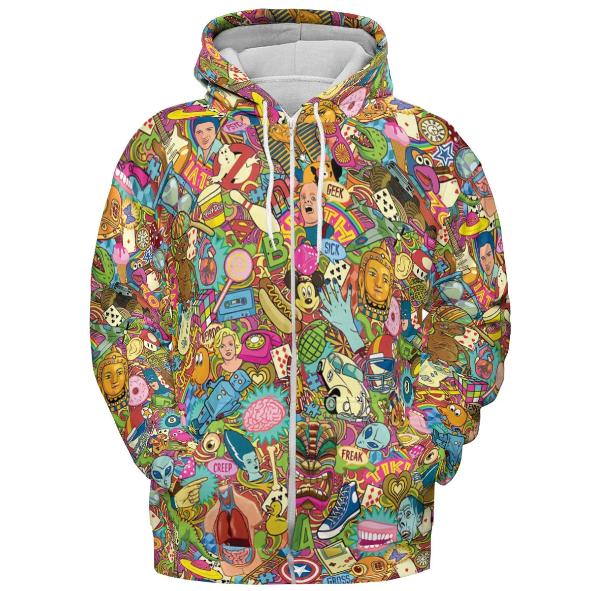 Full Print Hoodie - UVAZNGT2