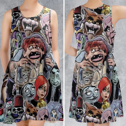 Casual Sleeveless Dress - 1ZQBSGQ1