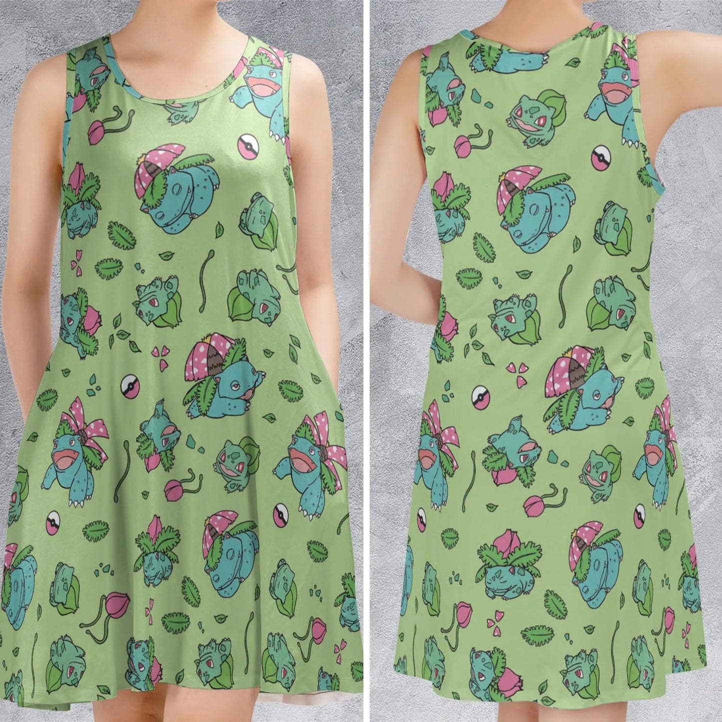 Casual Sleeveless Dress - R344XYYP