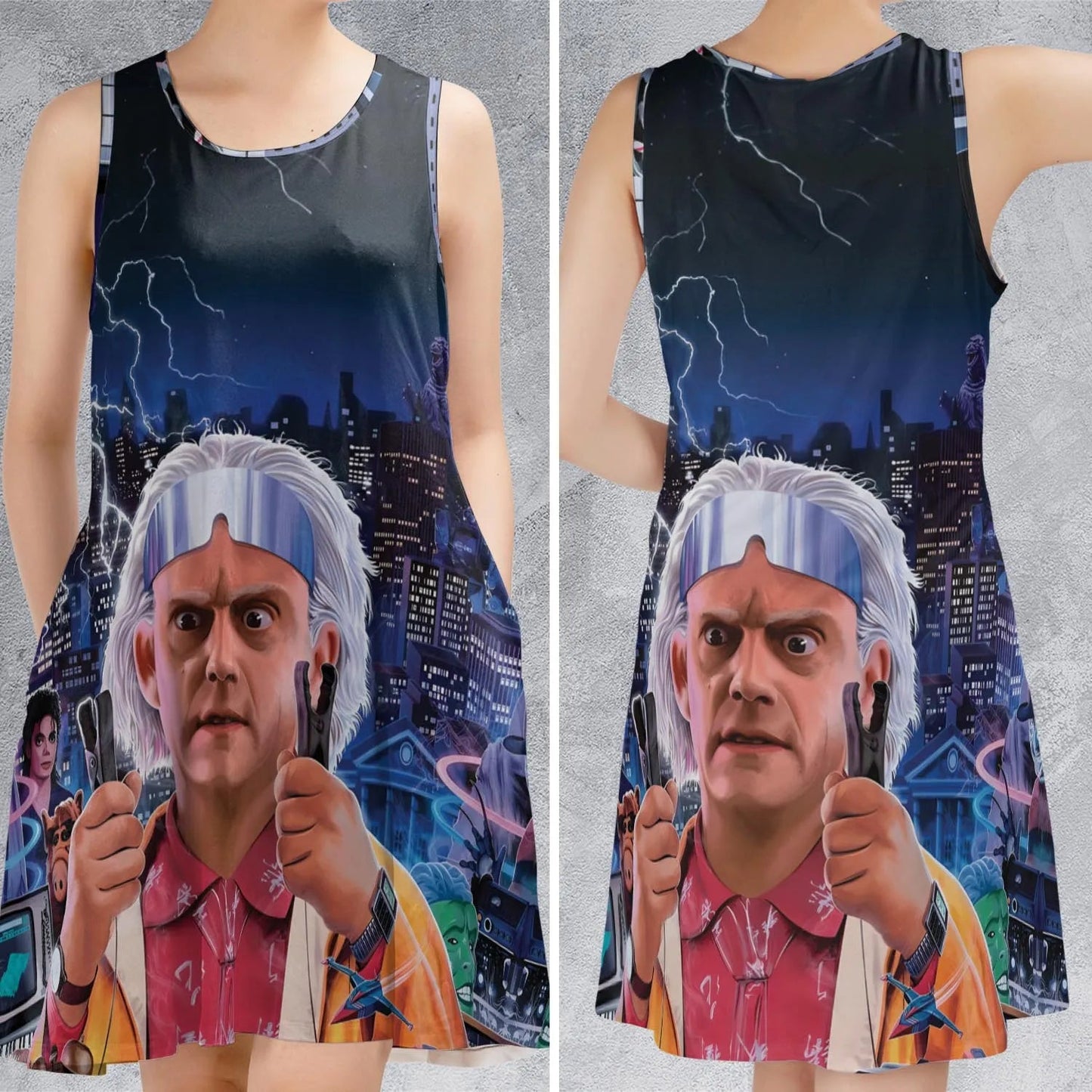 Casual Sleeveless Dress - ZH6Q4BHN