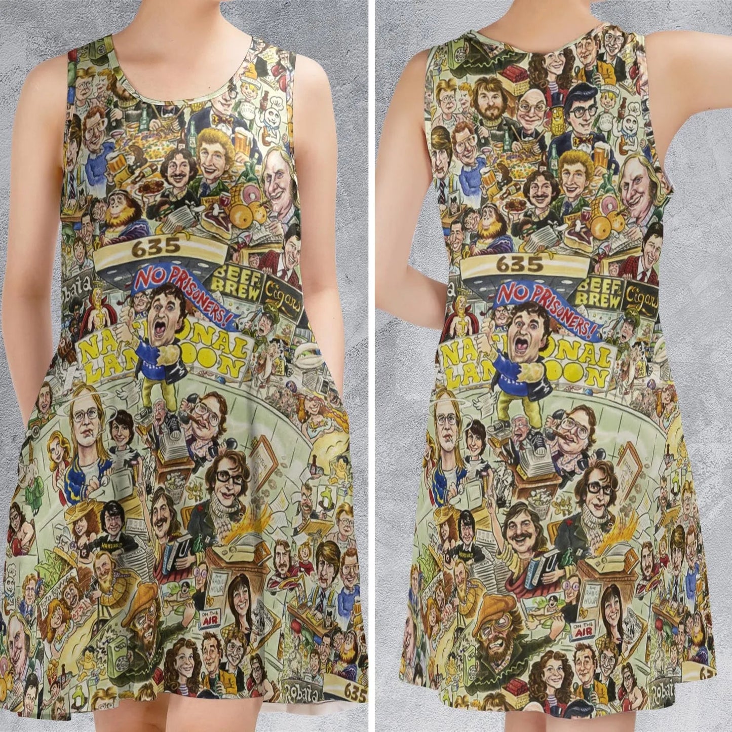 Casual Sleeveless Dress - BH86KKUZ
