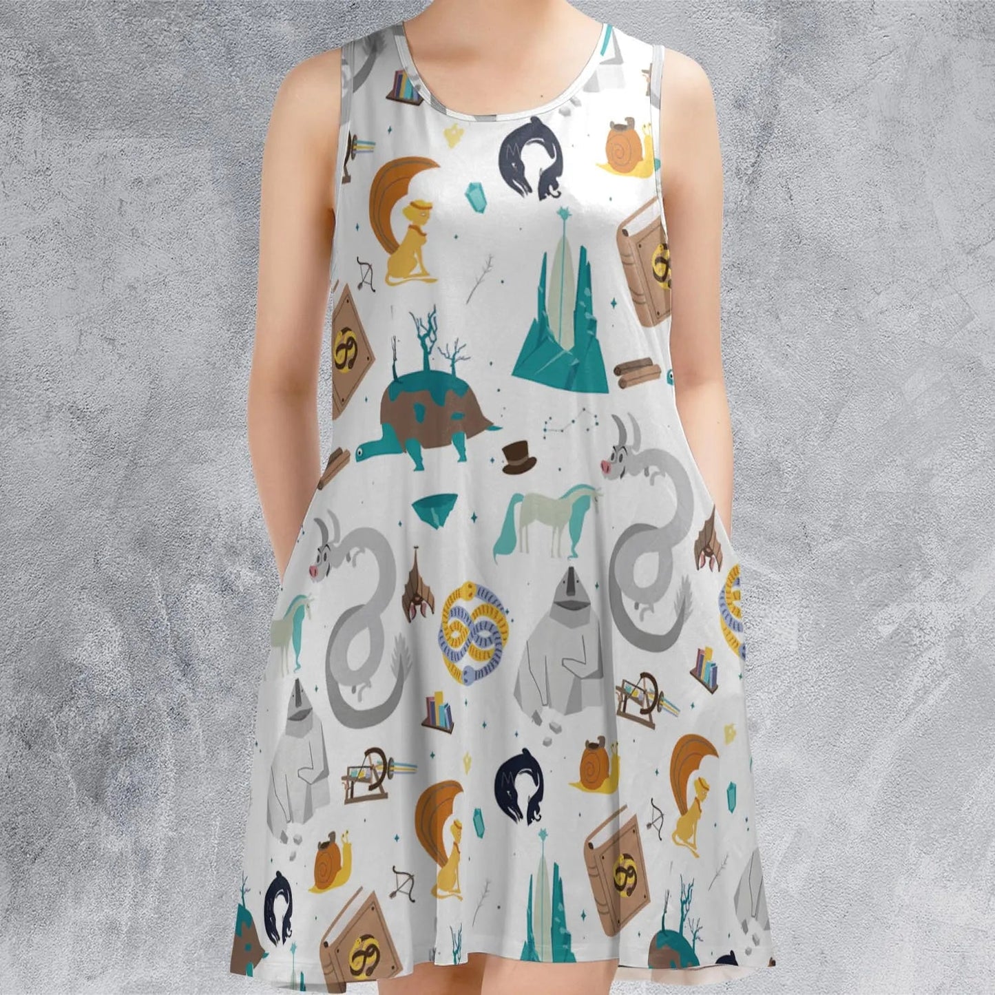 Casual Sleeveless Dress - H13SA1A5