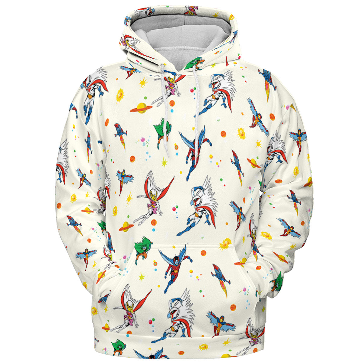 Full Print Hoodie - AUZVXYUK