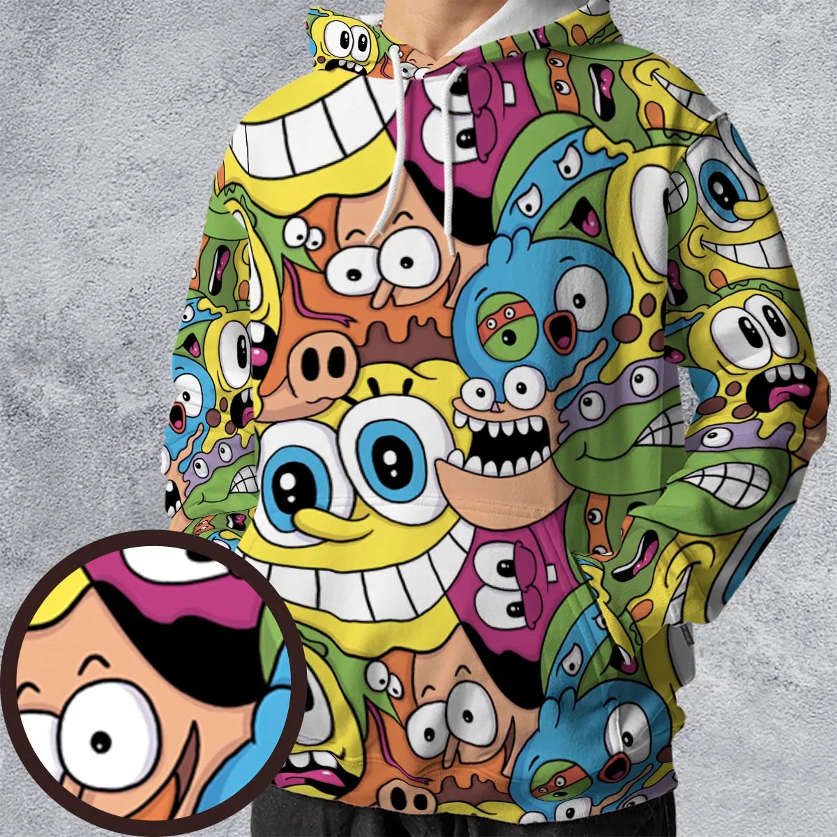 Full Print Hoodie - ZKXKQSDM