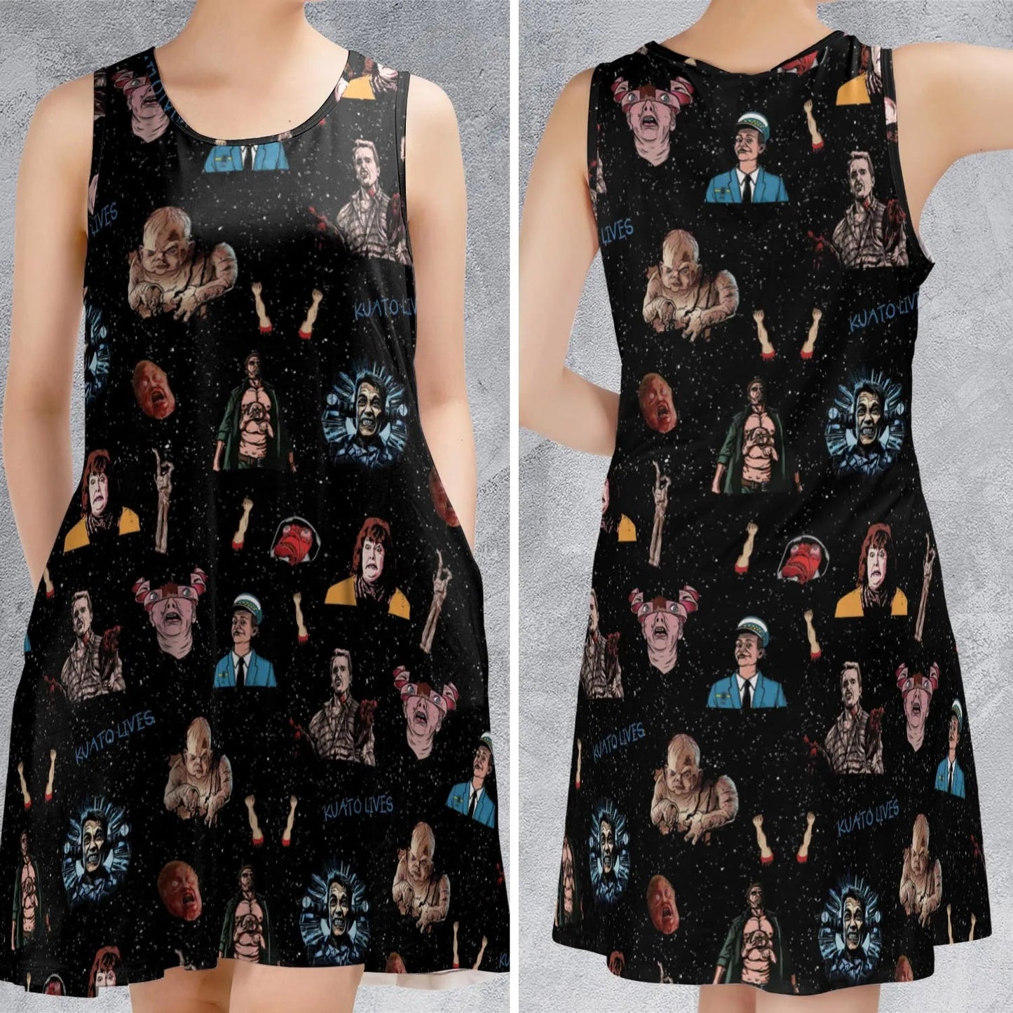 Casual Sleeveless Dress - J918UBKY