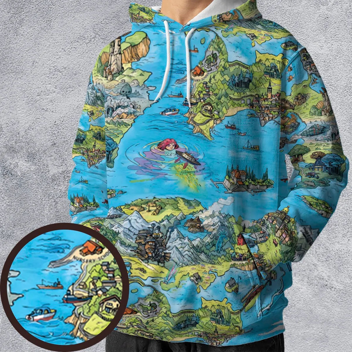 Full Print Hoodie - LR7JJ6RA