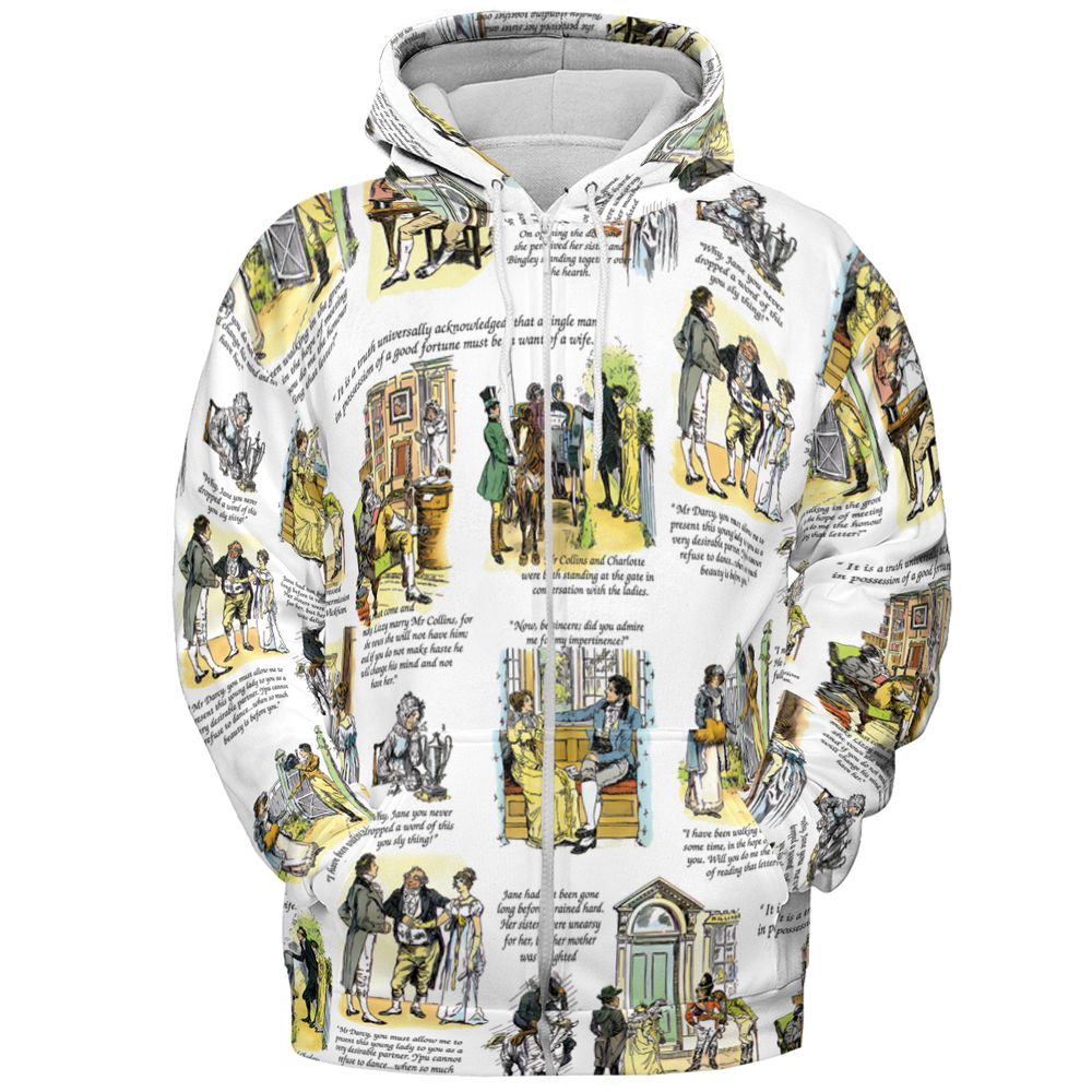 All-over Print Hoodie - HK73DL28 -  - 3