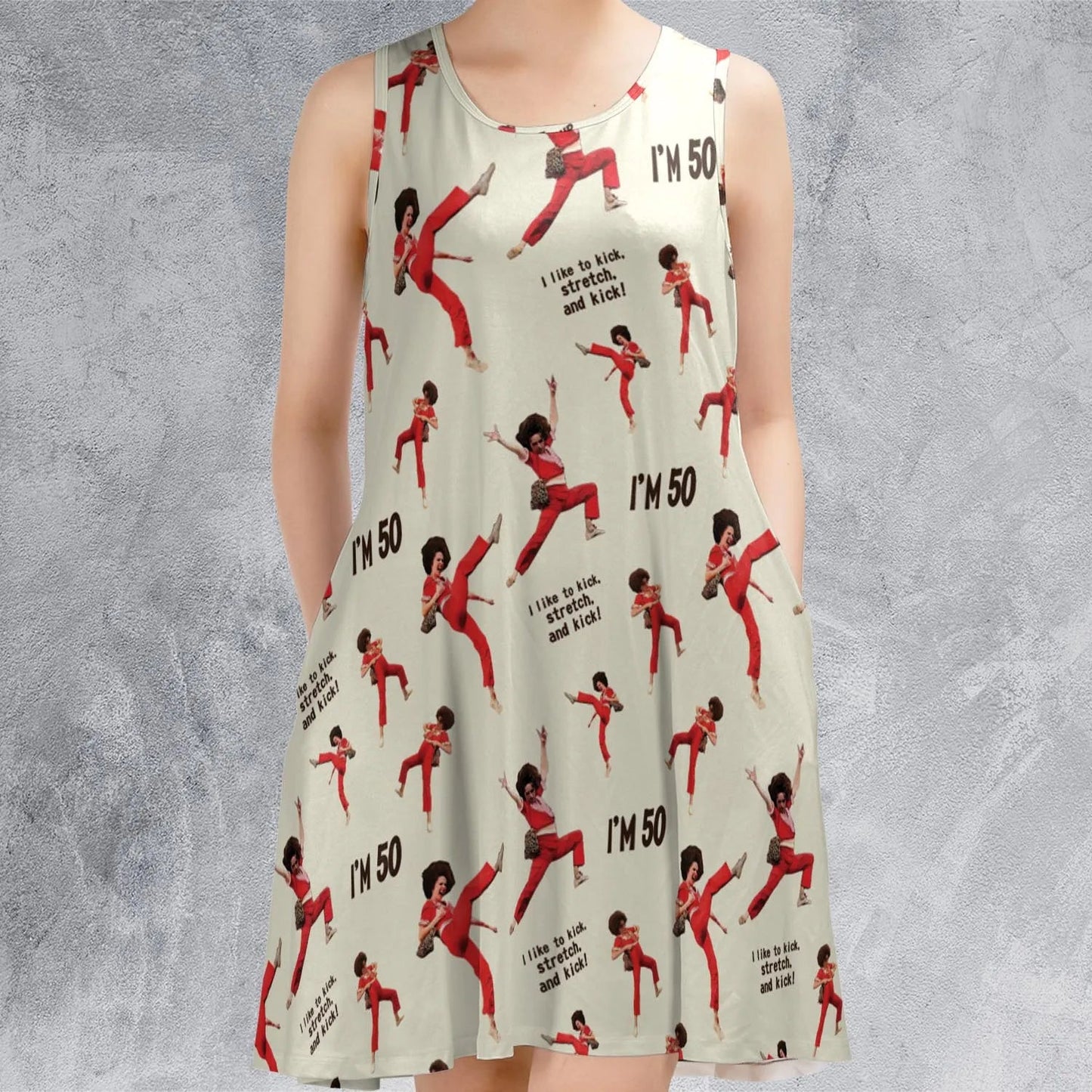 Casual Sleeveless Dress - VDJHYNZJ