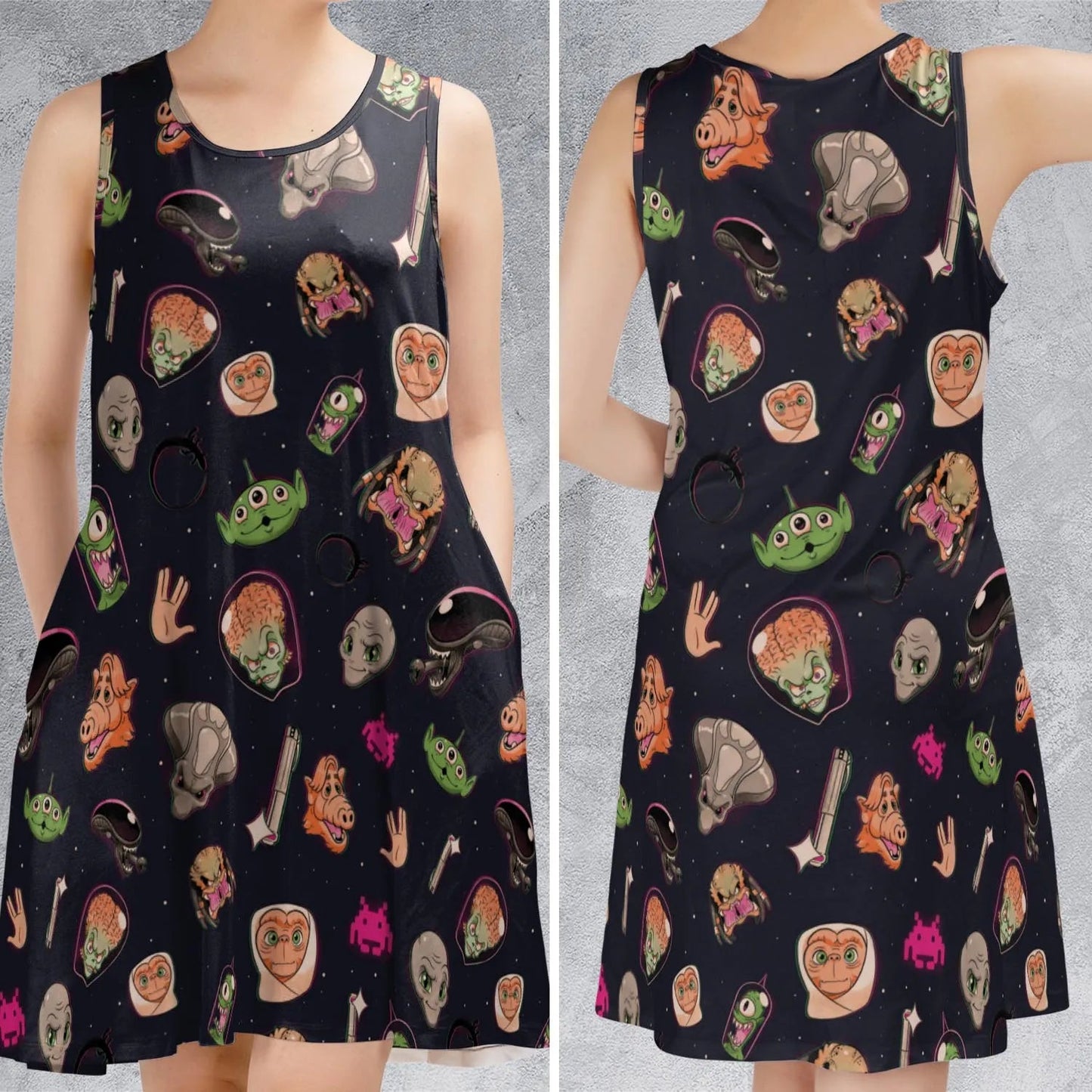 Casual Sleeveless Dress - PW1Y3K71