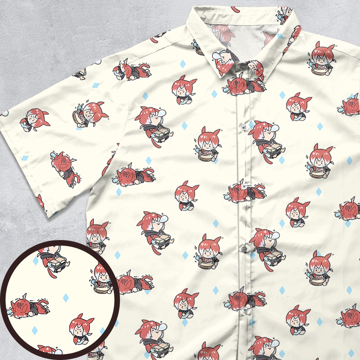Short Sleeve Button Shirt - DREHK99Y
