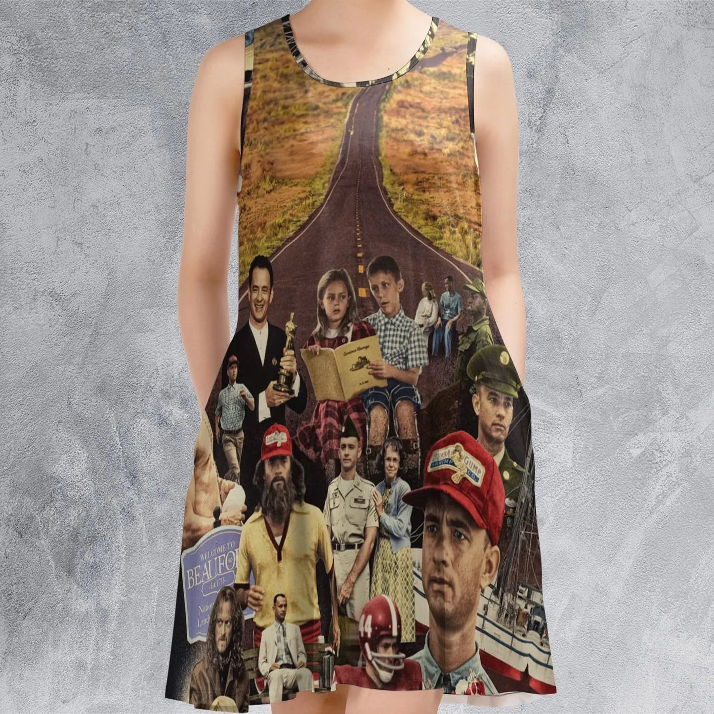 Casual Sleeveless Dress - SS3337AT