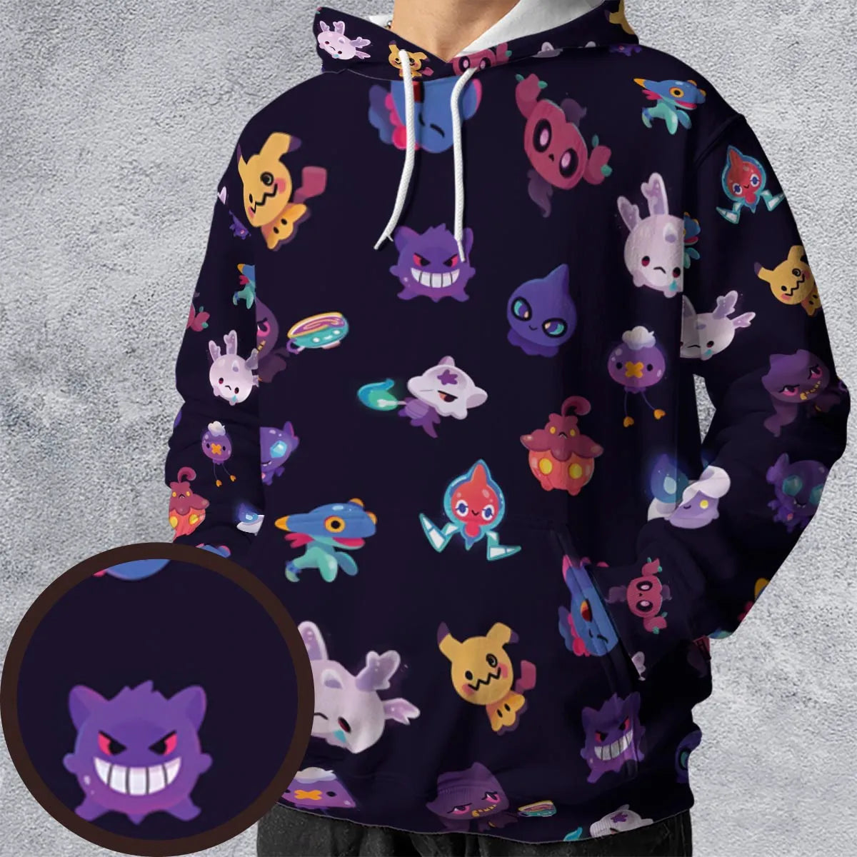 Full Print Hoodie - VTBKAWQE