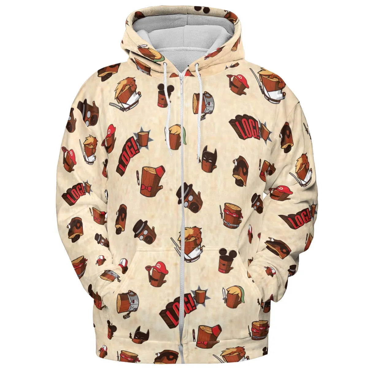 Full Print Hoodie - VVUTBYFS