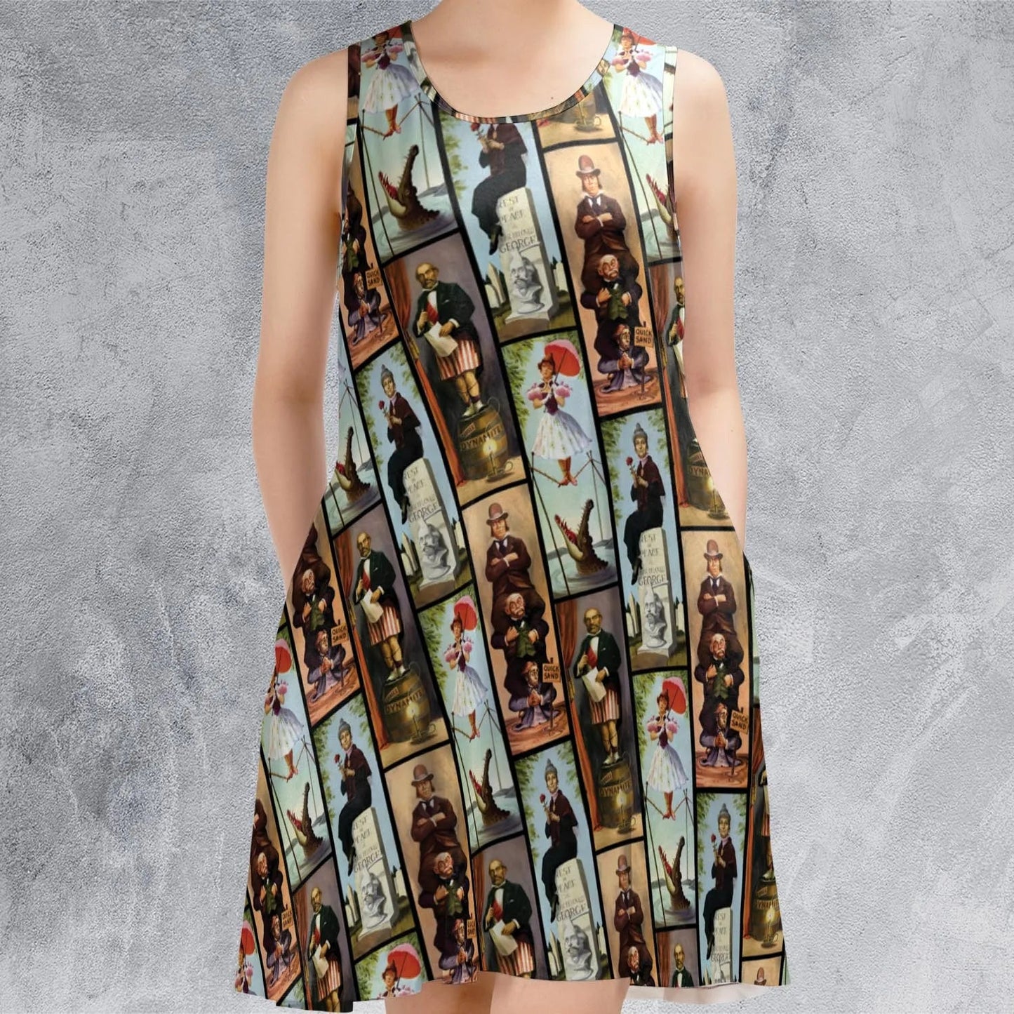 Casual Sleeveless Dress - UJEEVSAM