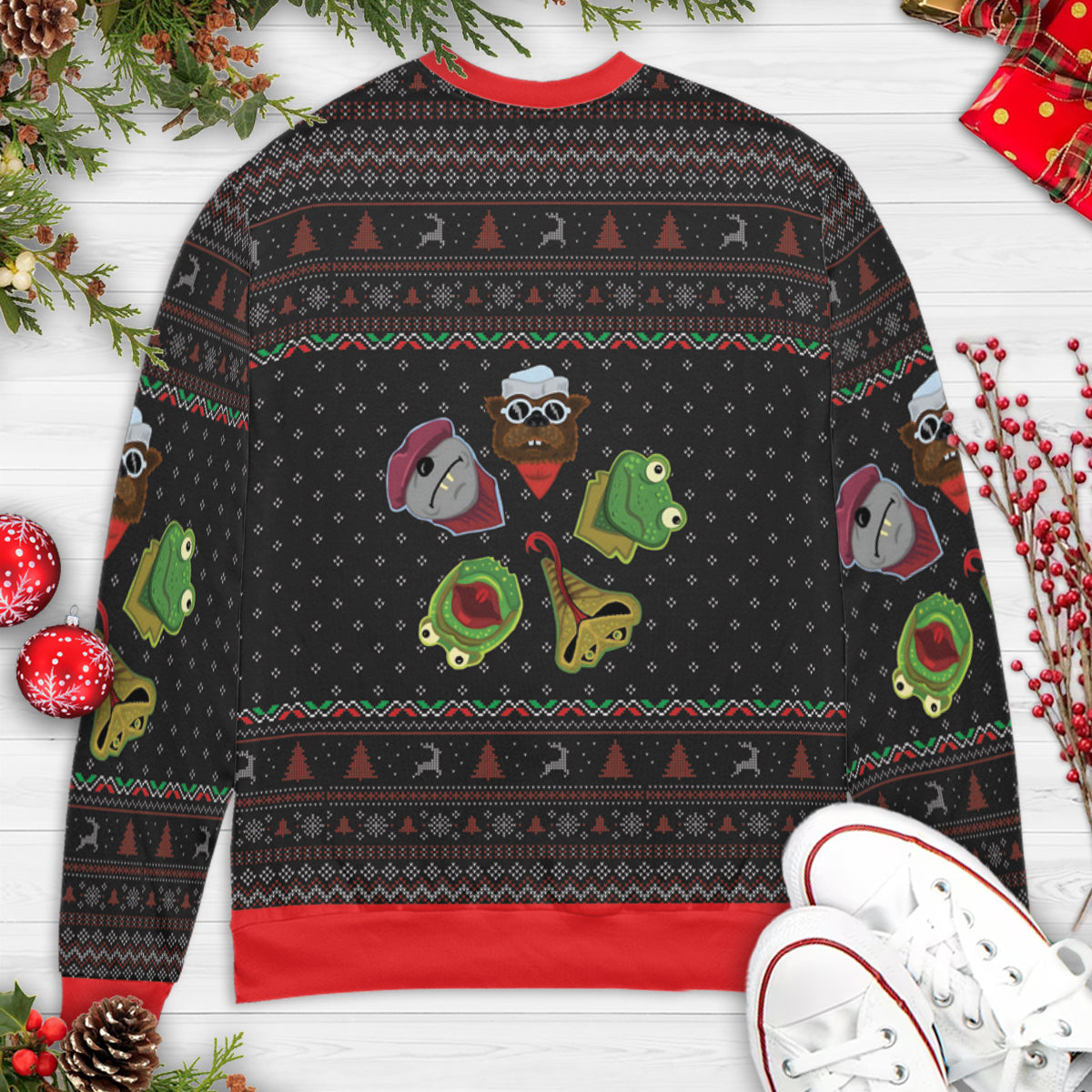Ugly Christmas Sweatshirt - QKE4TPJG