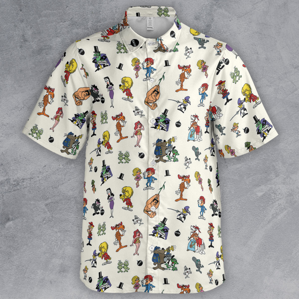 Short Sleeve Button Shirt - 19AGZUMU