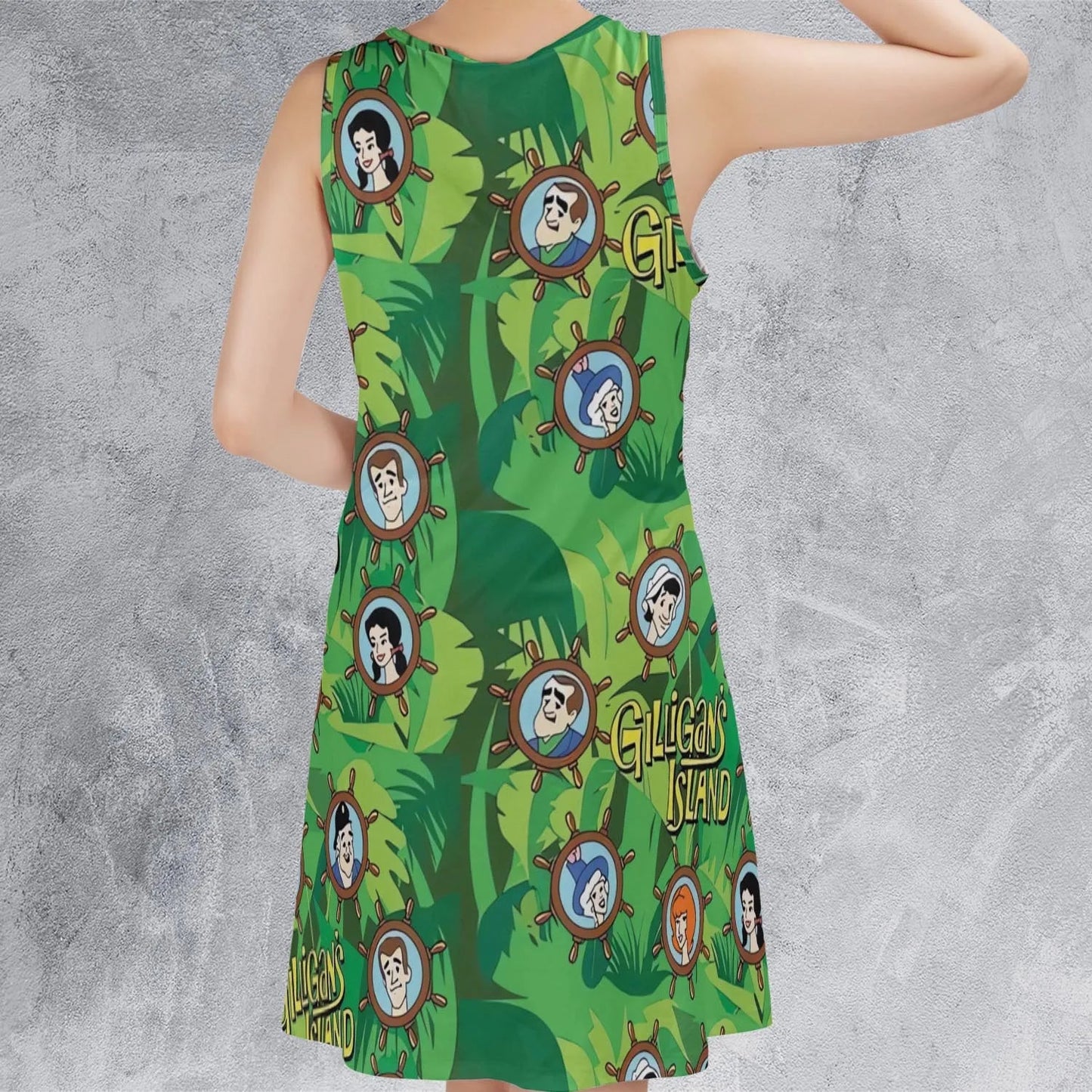 Casual Sleeveless Dress - S4ZLRTLD