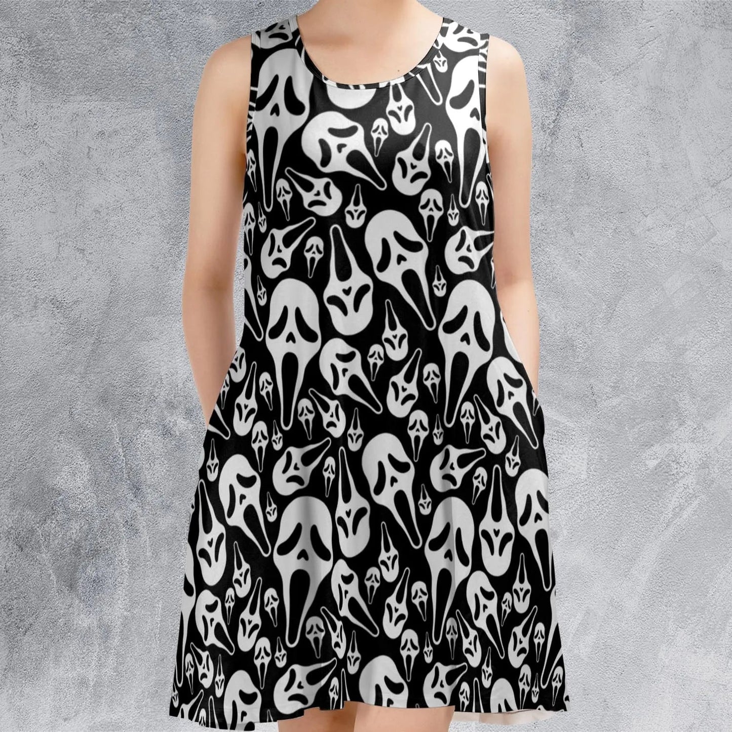 Casual Sleeveless Dress - K5DCMVEJ