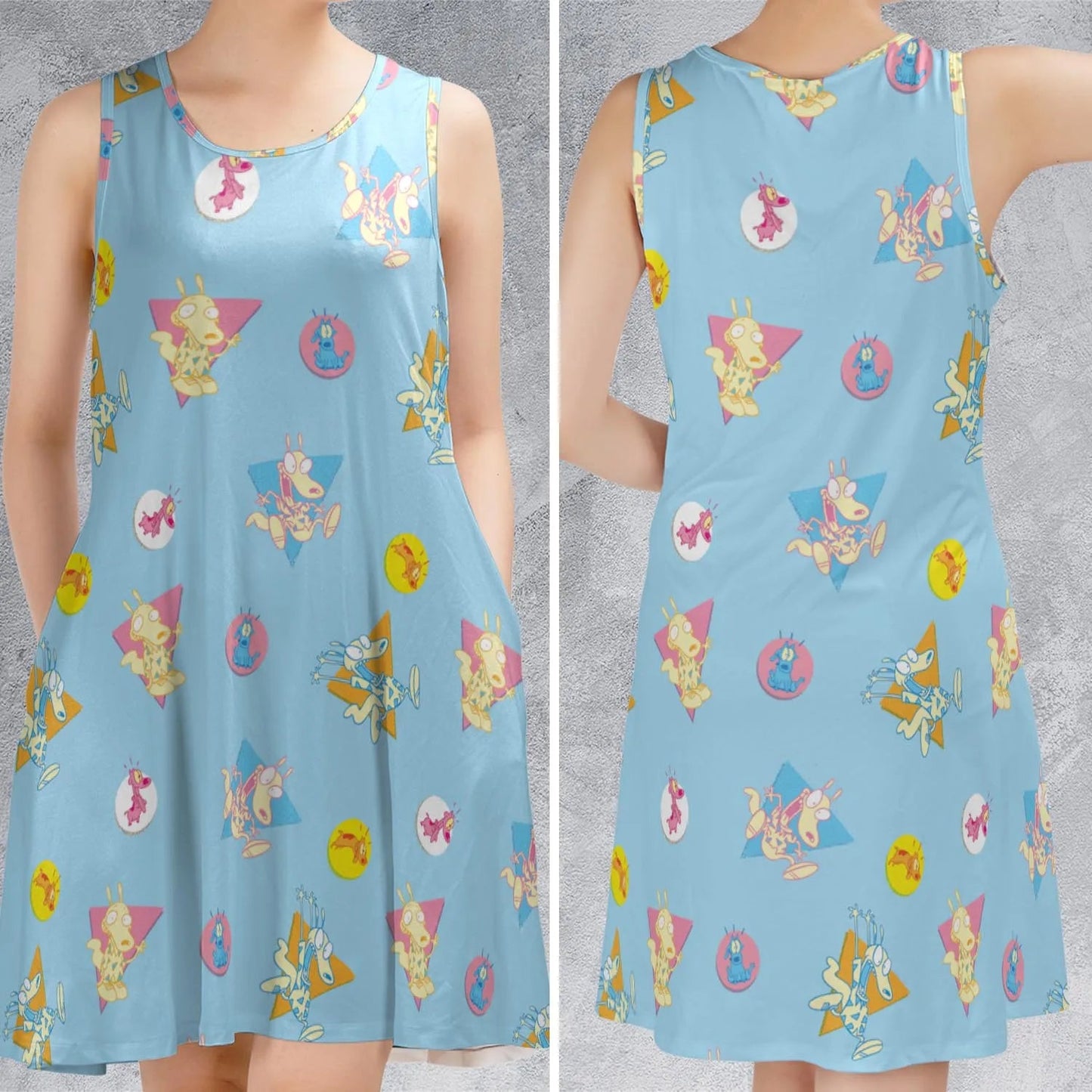 Casual Sleeveless Dress - A394U23X