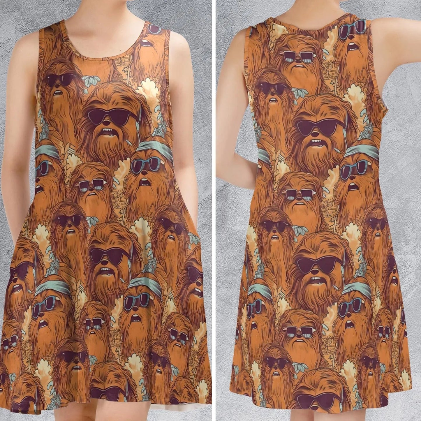 Casual Sleeveless Dress - B2S1VCVF