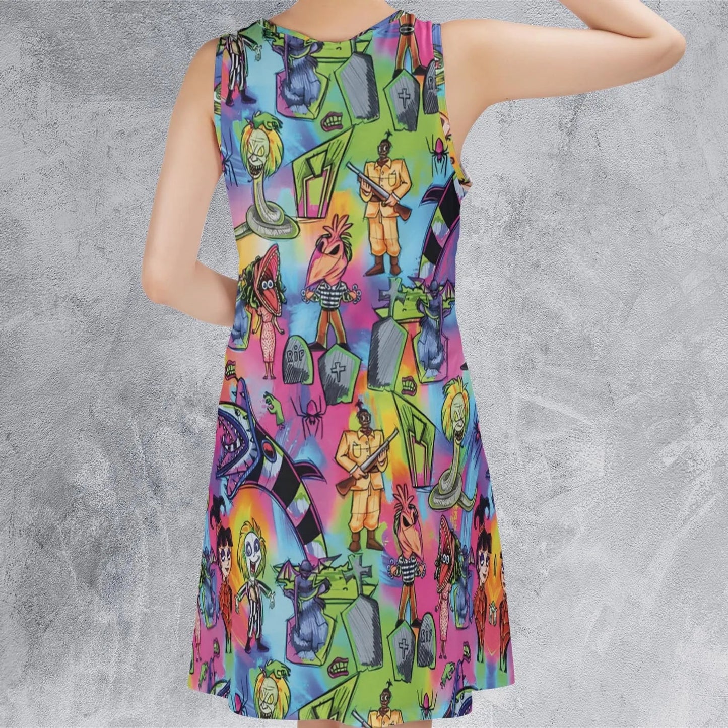 Casual Sleeveless Dress - BFQUSVW6